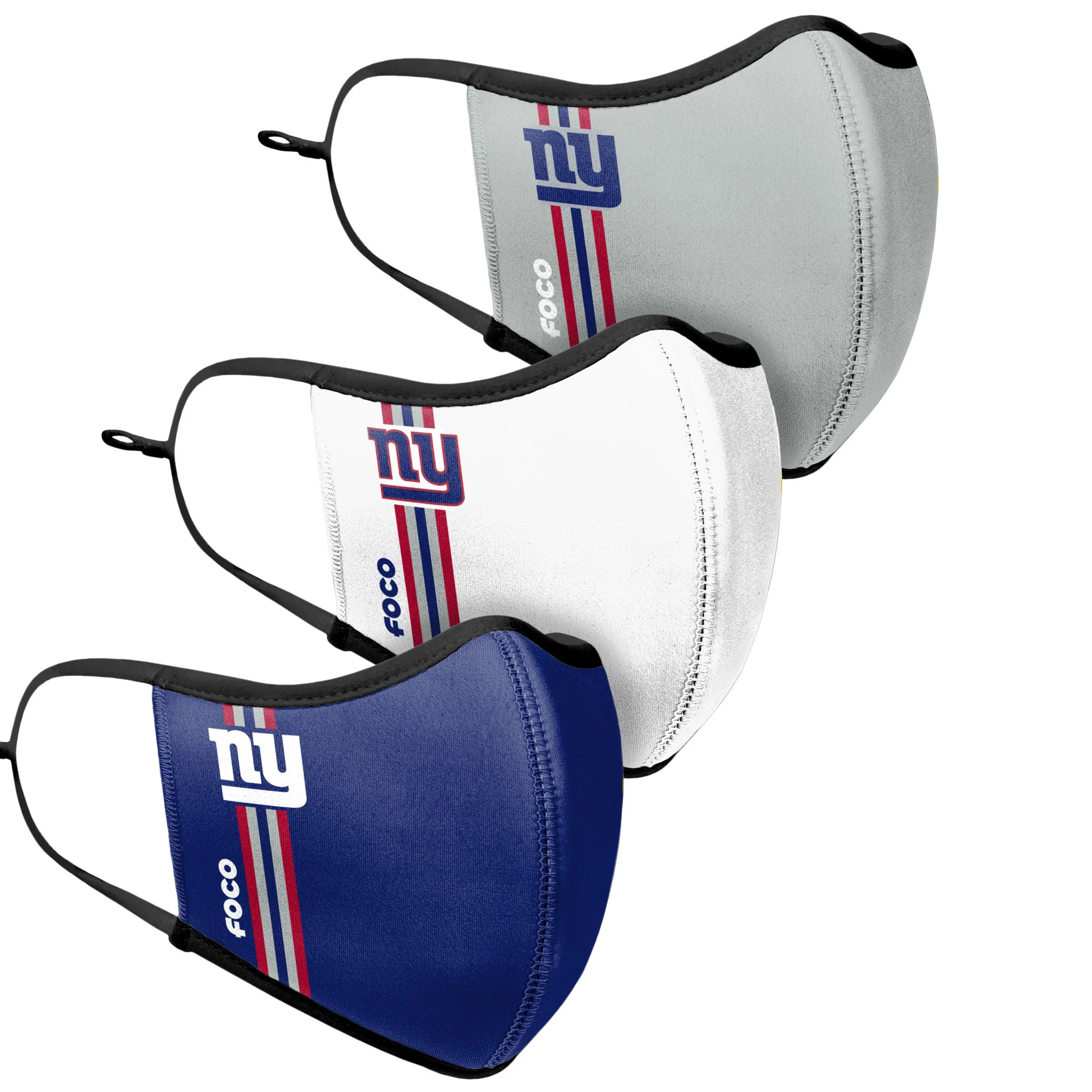 New York Giants NFL Sport 3 Pack Face Cover - Image 3