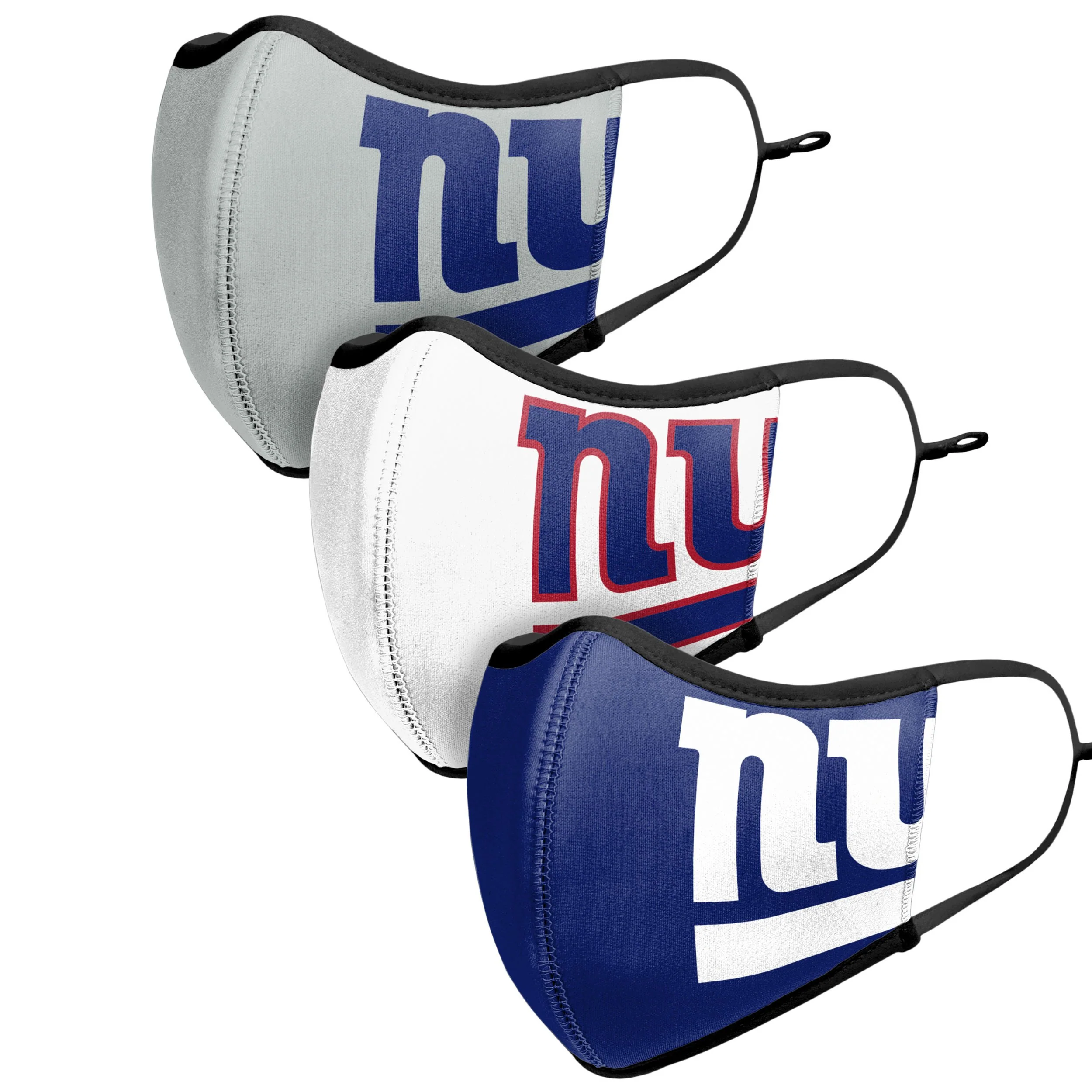 New York Giants NFL Sport 3 Pack Face Cover - Image 4