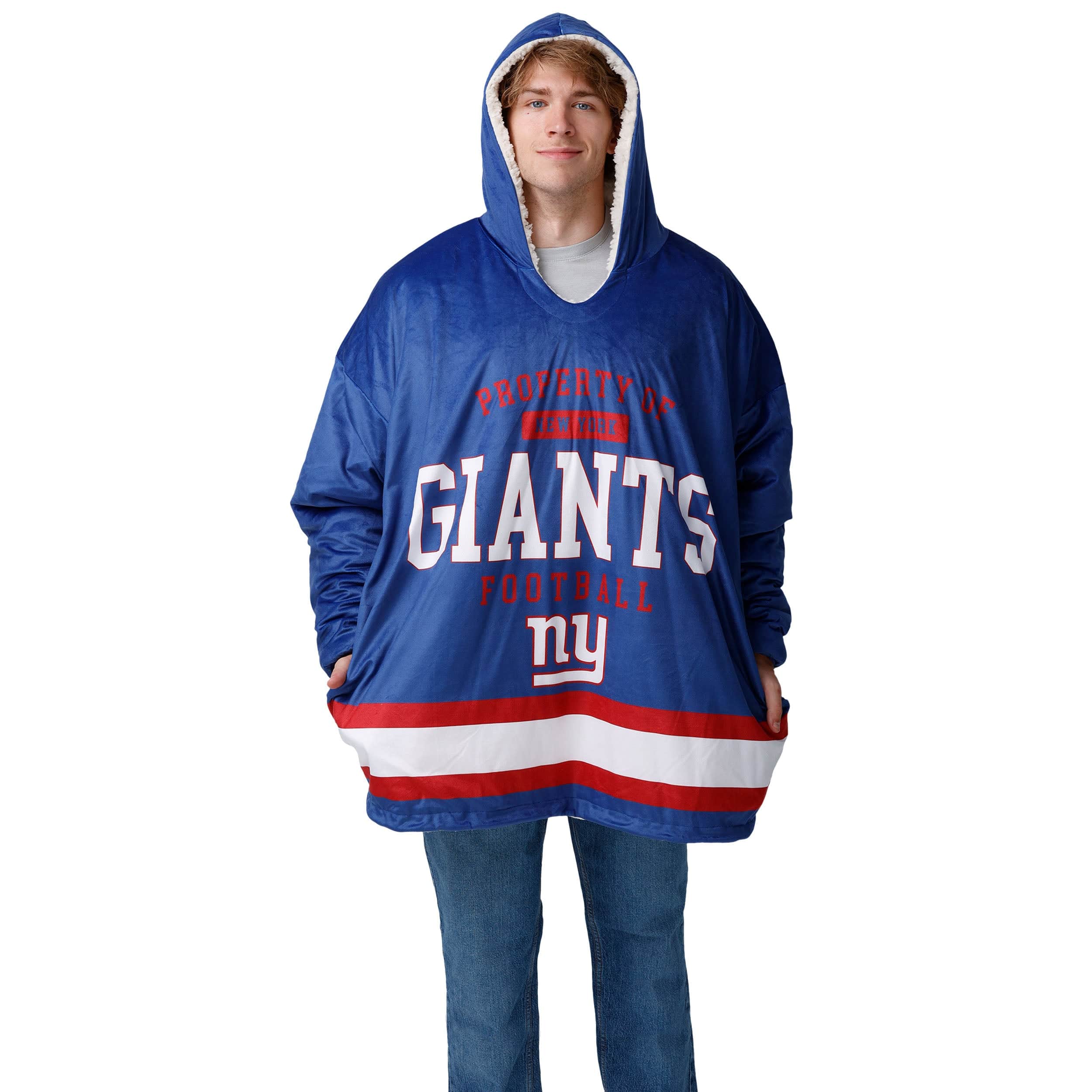 New York Giants NFL Team Color Property Of Hoodeez - Image 3