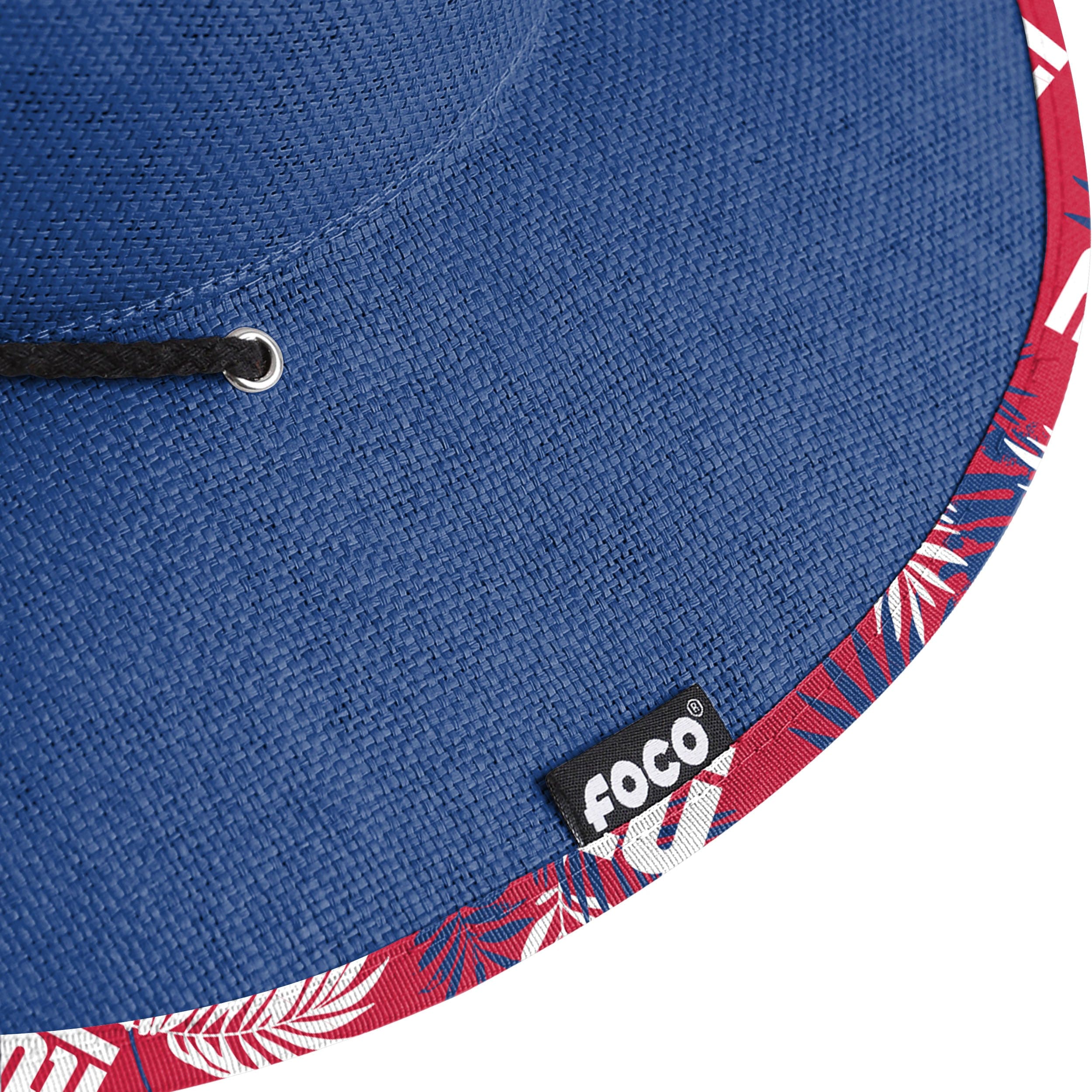 New York Giants NFL Team Color Straw Hat - Image 7
