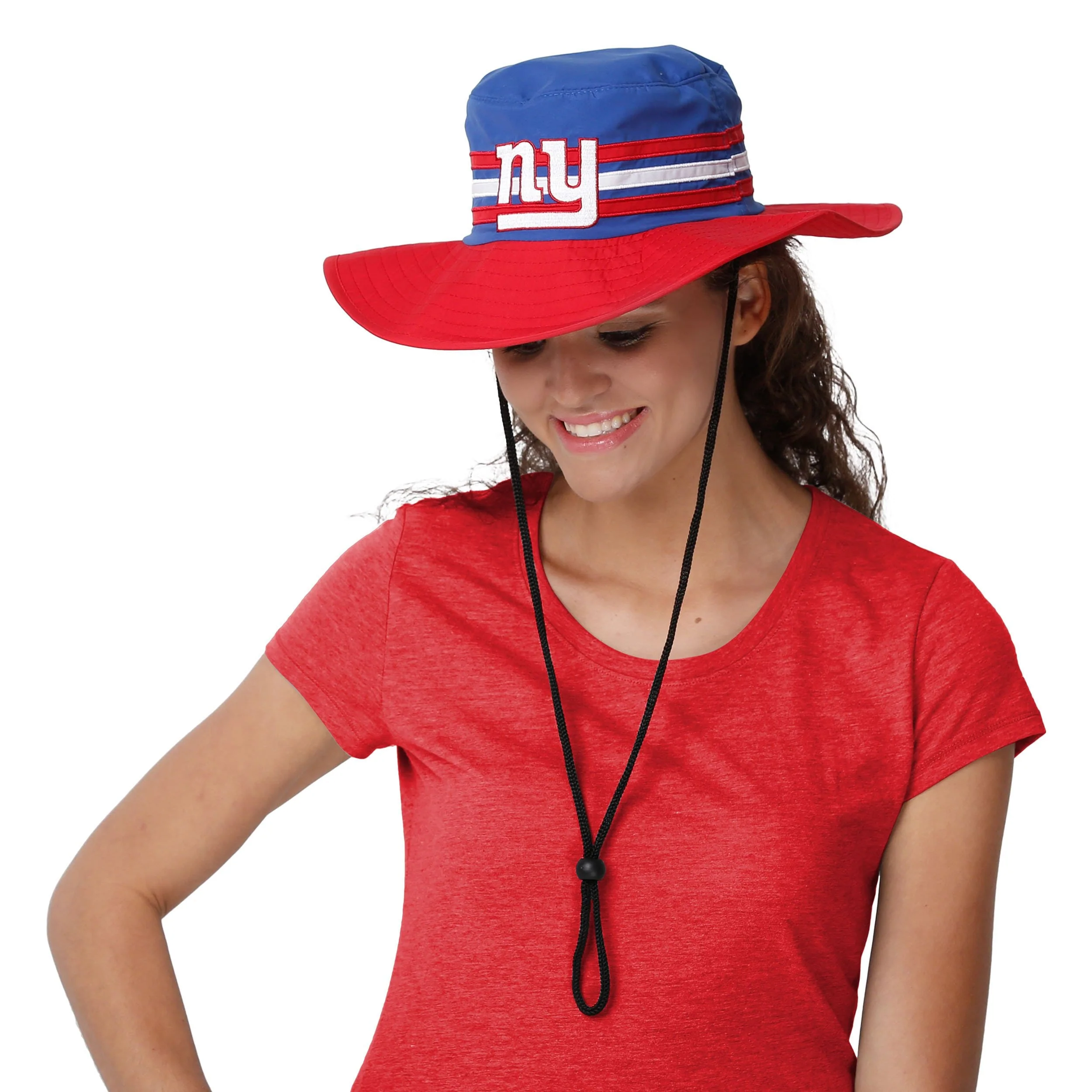 New York Giants NFL Team Stripe Boonie Hat - Image 2