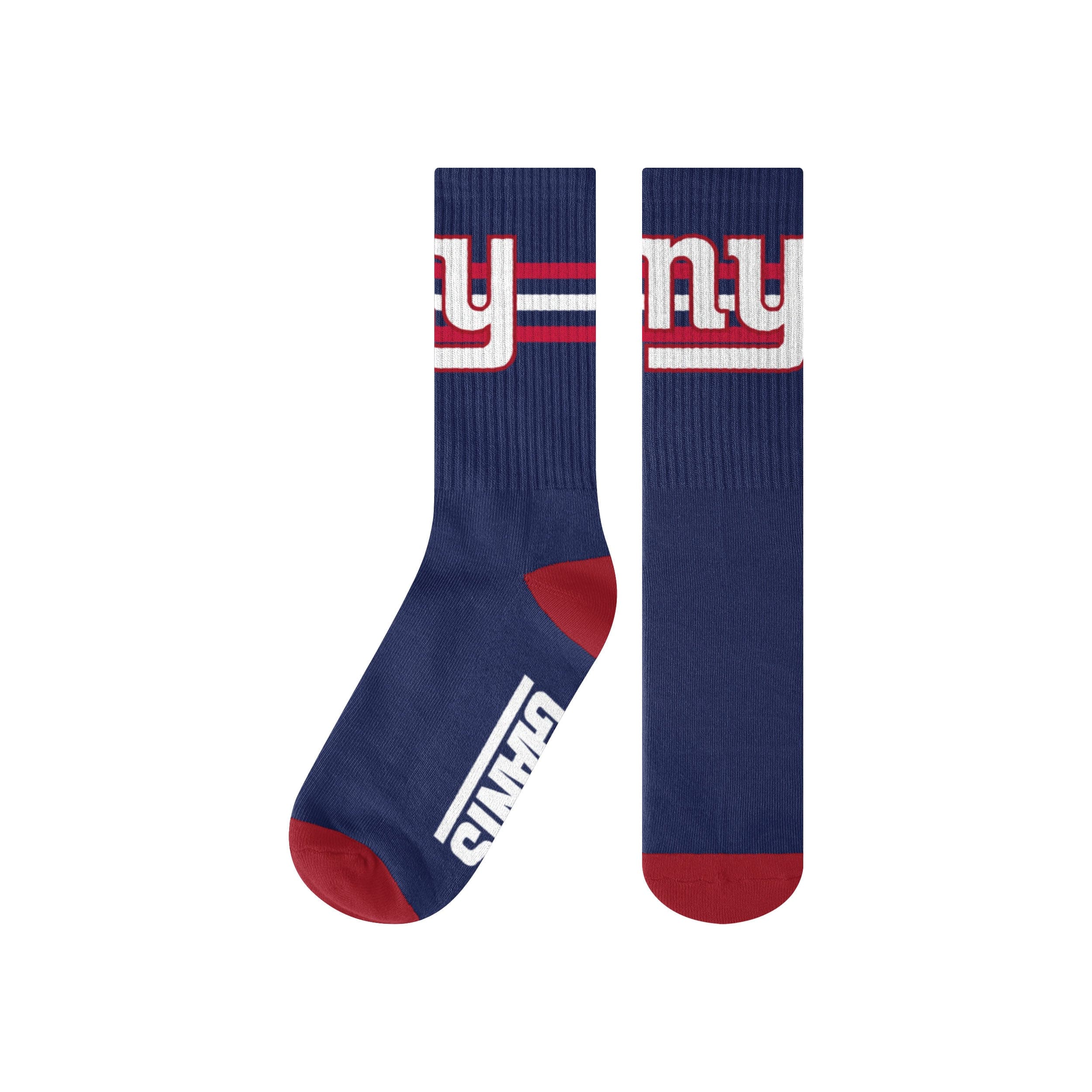 New York Giants NFL Team Stripe Crew Socks - Image 2