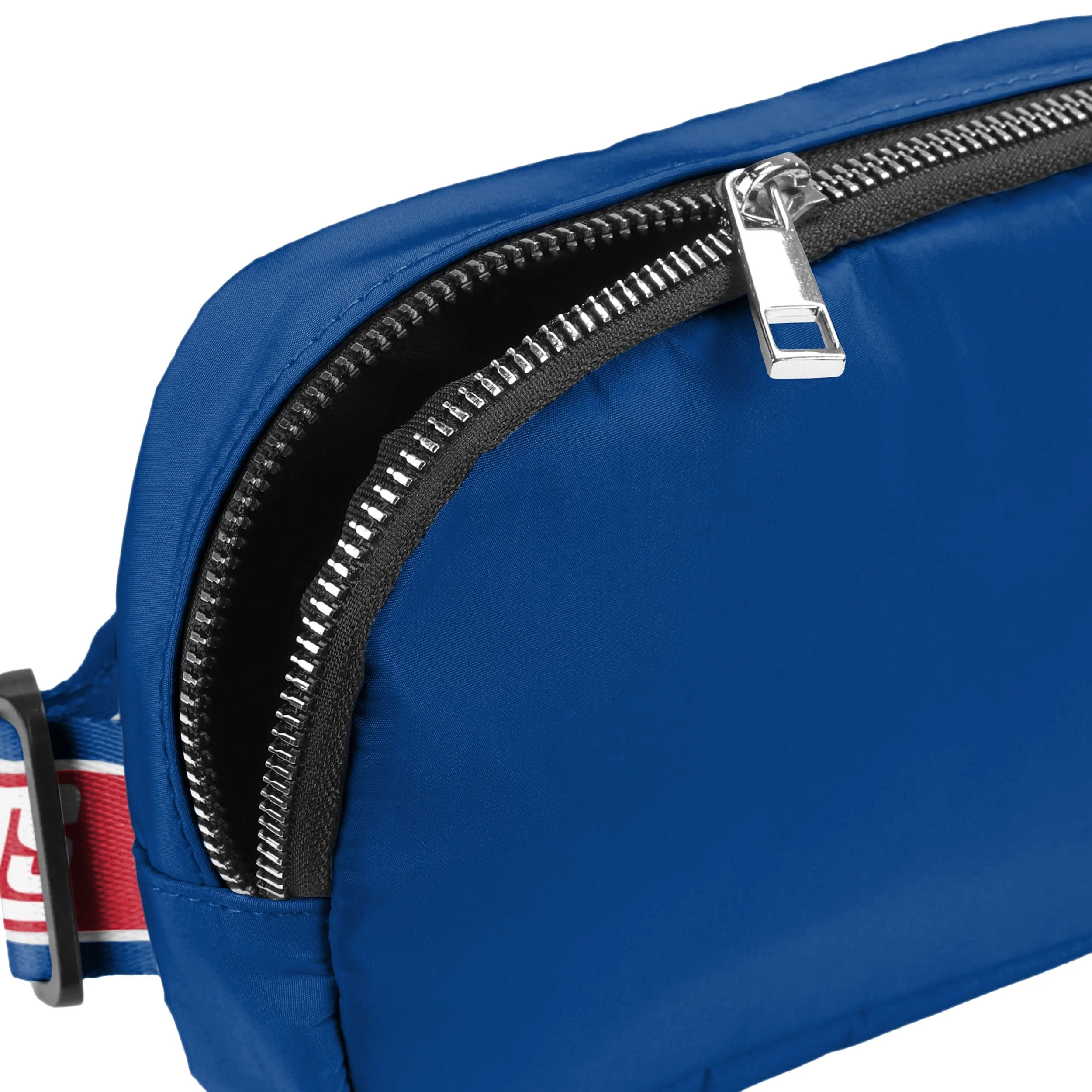 New York Giants NFL Team Wordmark Crossbody Belt Bag - Image 4