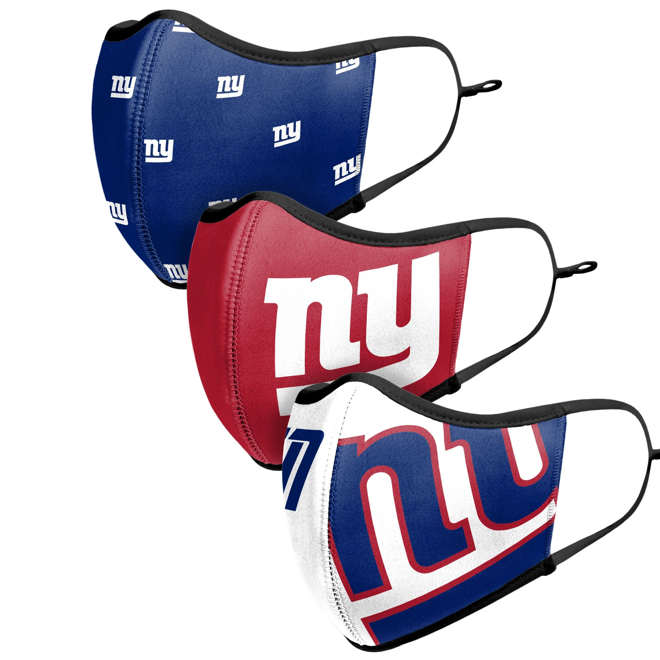 New York Giants NFL Thematic Sport 3 Pack Face Cover - Image 4