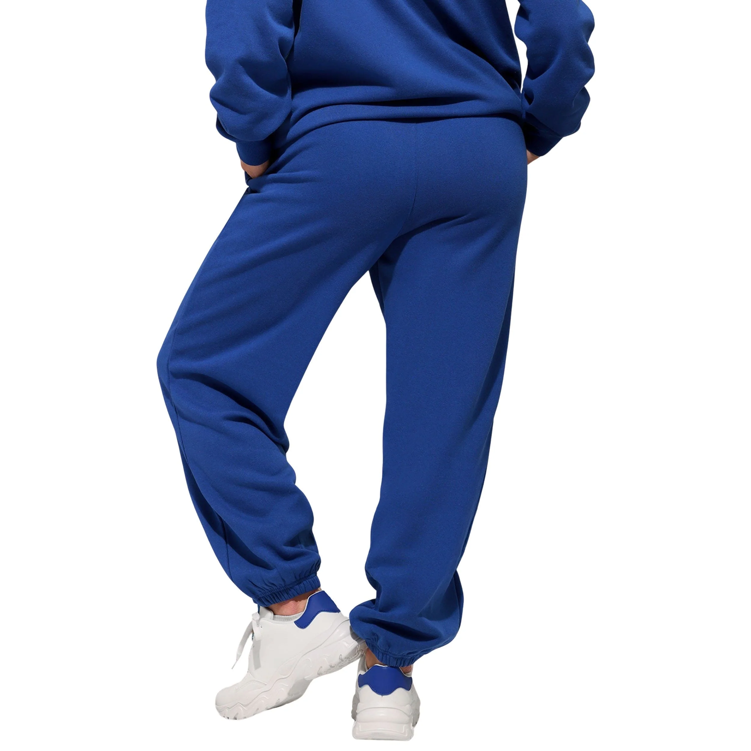 New York Giants NFL Womens Big Wordmark Rhinestone Sweatpants - Image 2