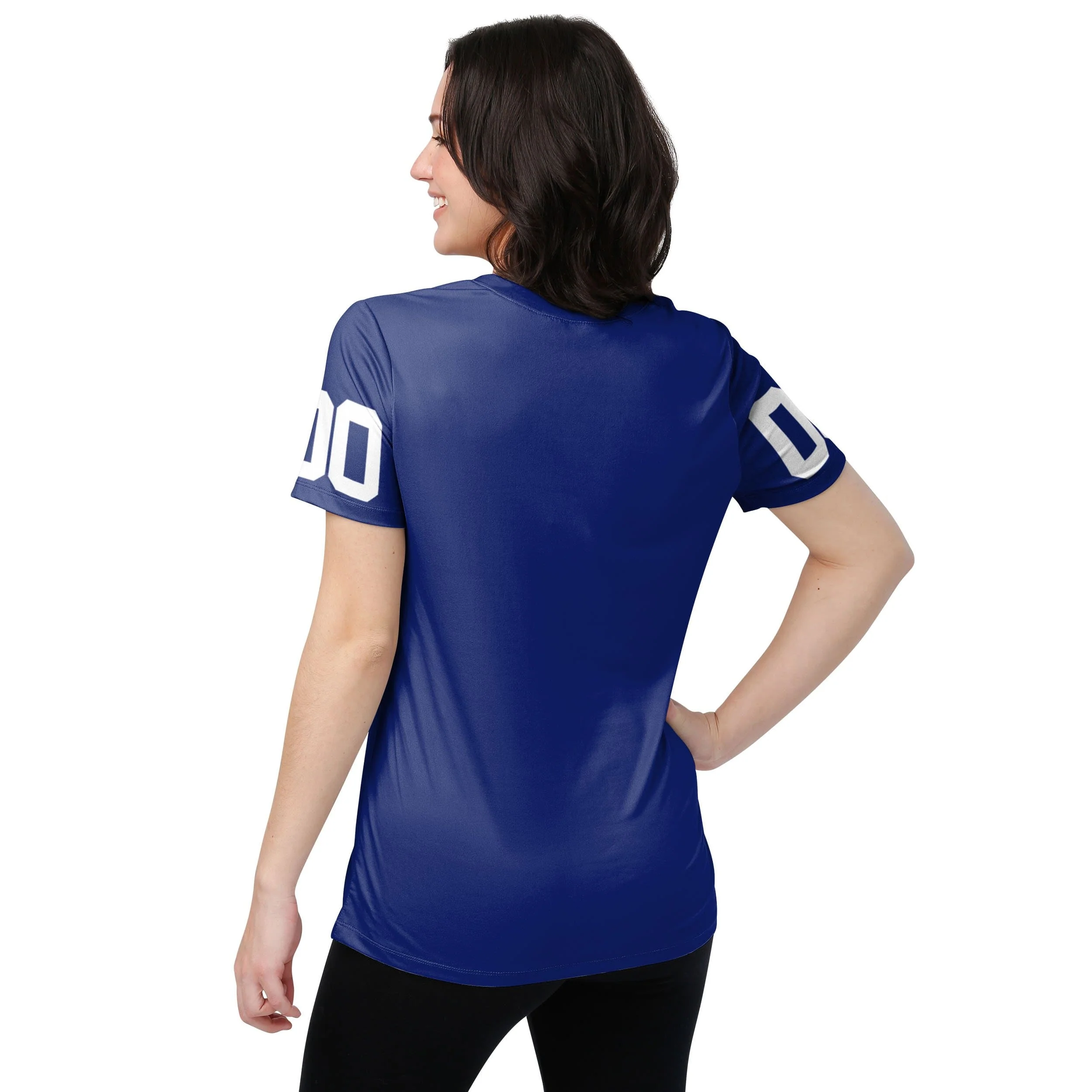 New York Giants NFL Womens Gameday Ready Lounge Shirt - Image 2