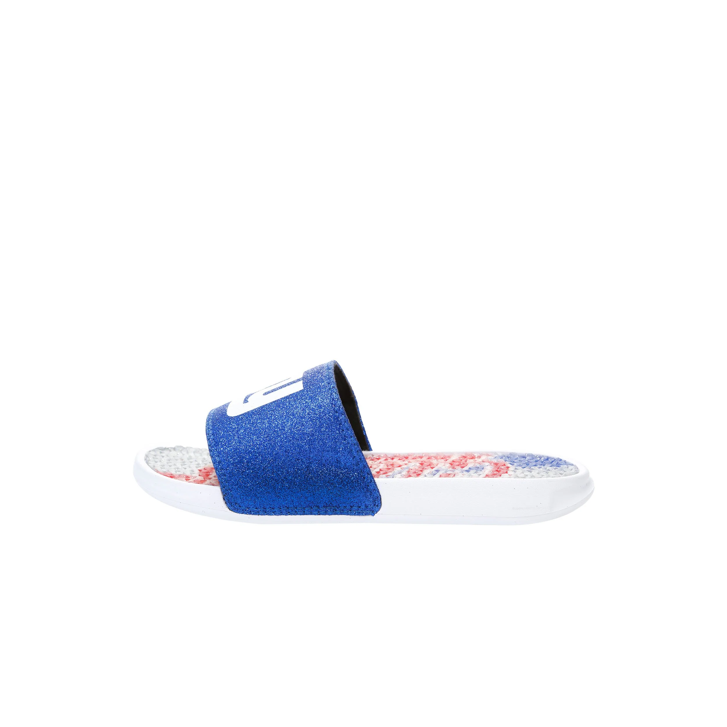 New York Giants NFL Womens Glitter Gel Slide - Image 5