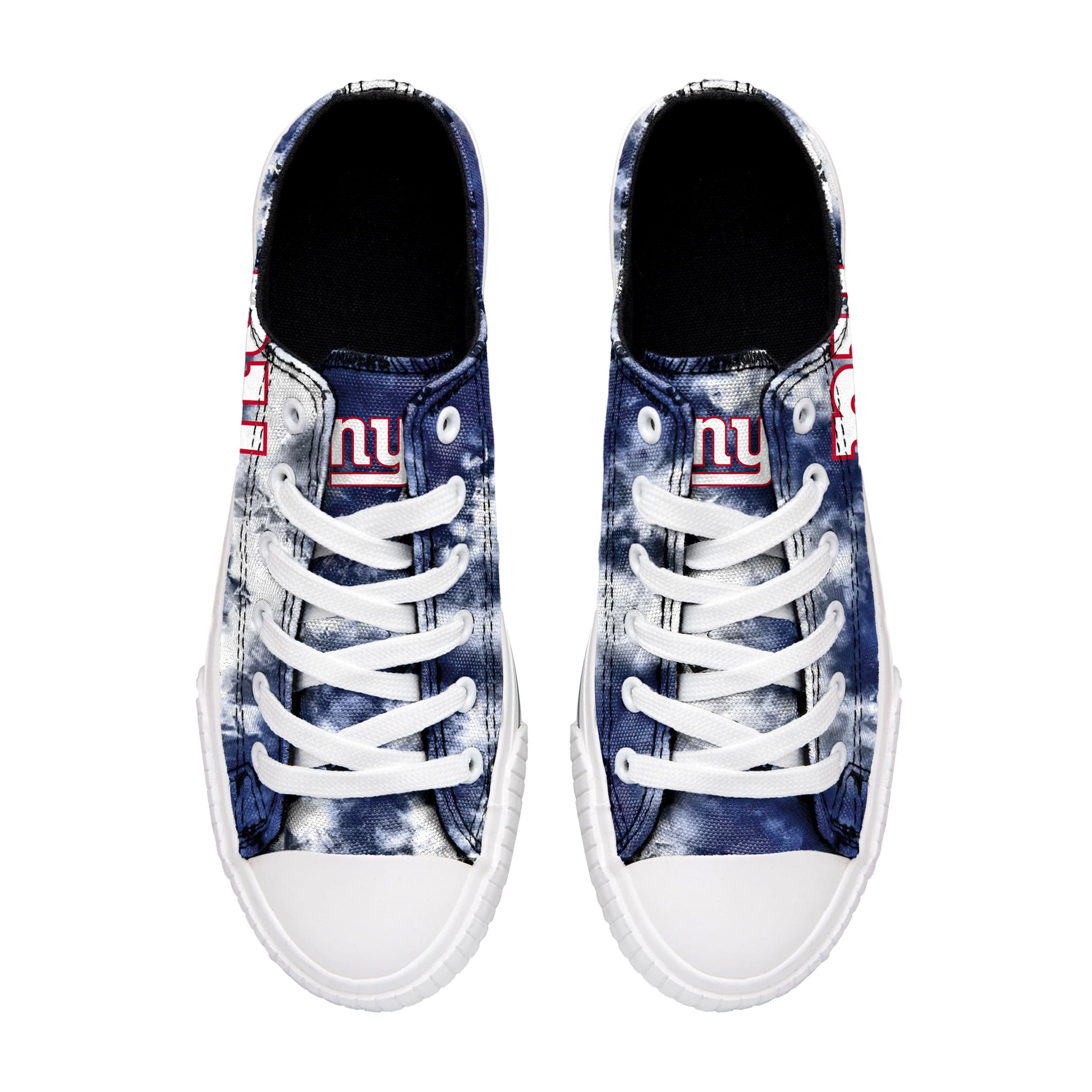 New York Giants NFL Womens Low Top Tie-Dye Canvas Shoes - Image 3