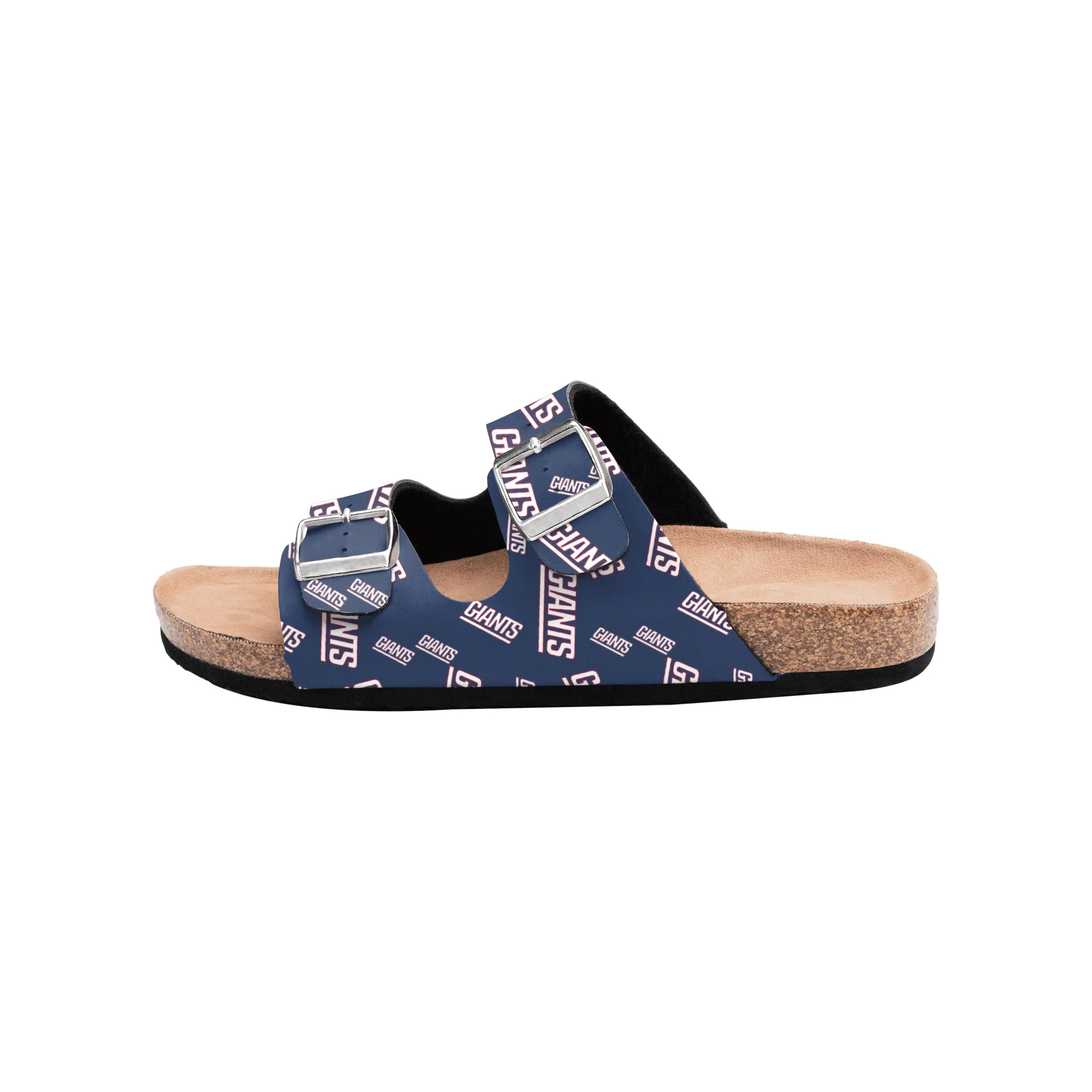 New York Giants NFL Womens Mini Print Double Buckle Sandal - Image 4