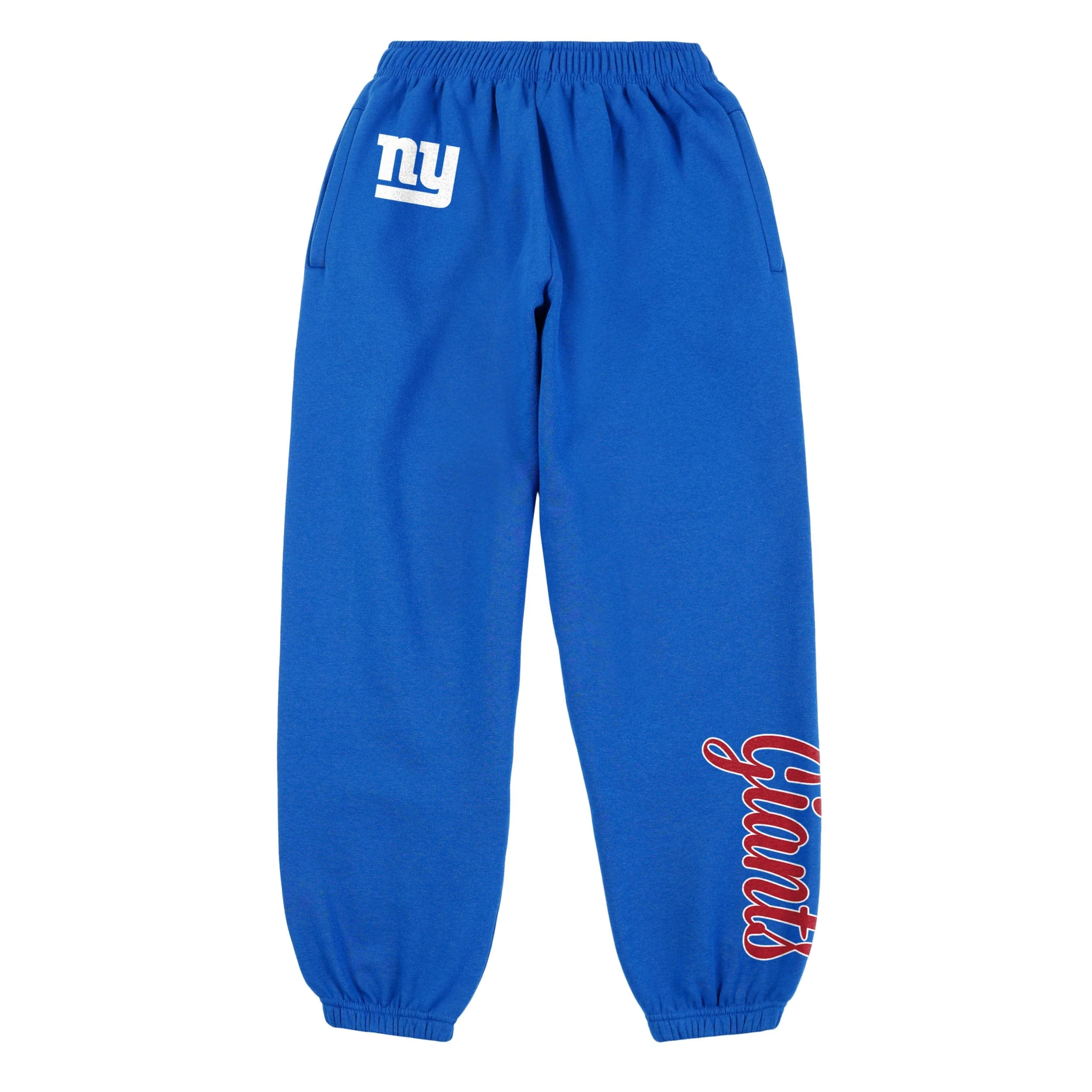 New York Giants NFL Womens Script Wordmark Team Color Sweatpants - Image 5