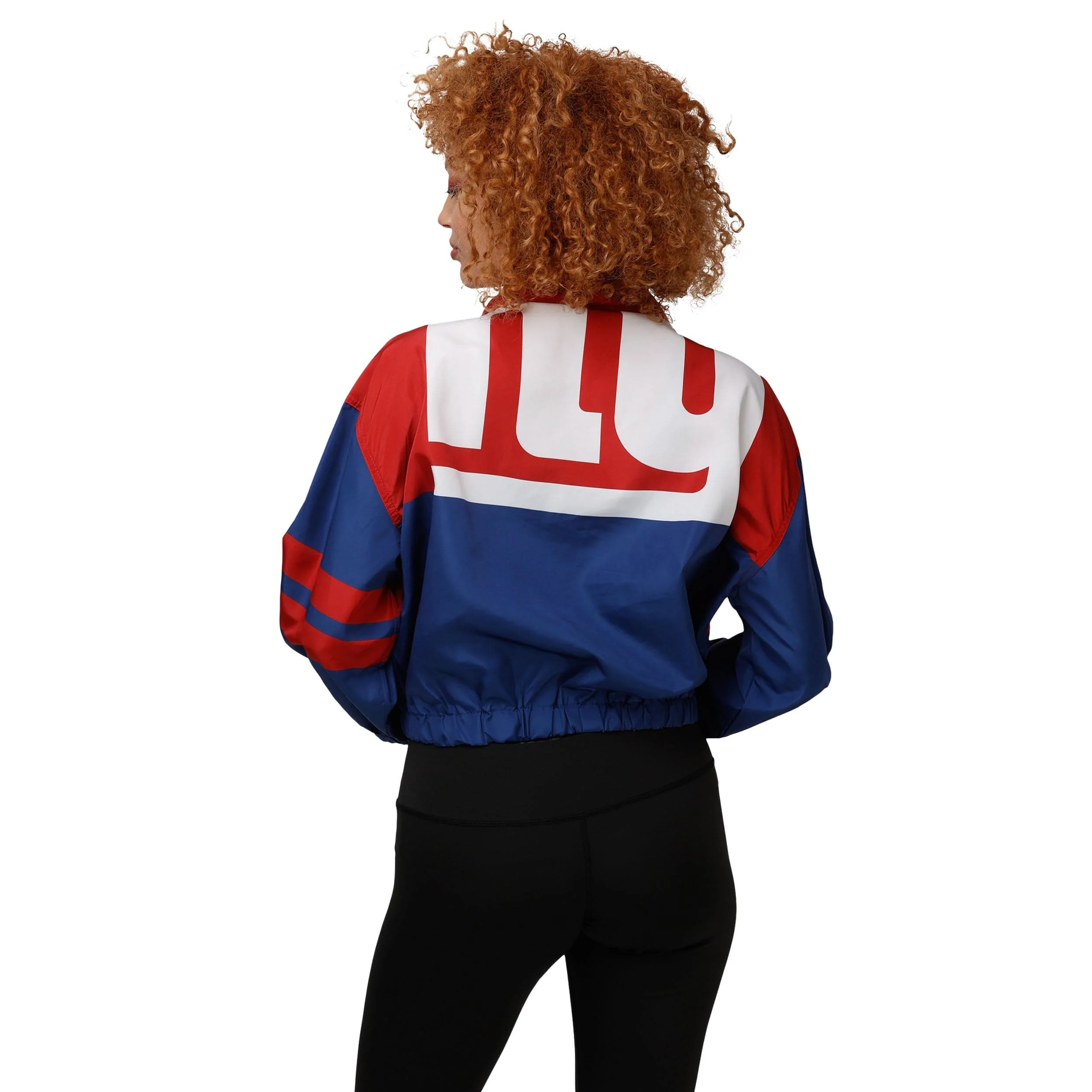 New York Giants NFL Womens Winning Play Windbreaker - Image 2
