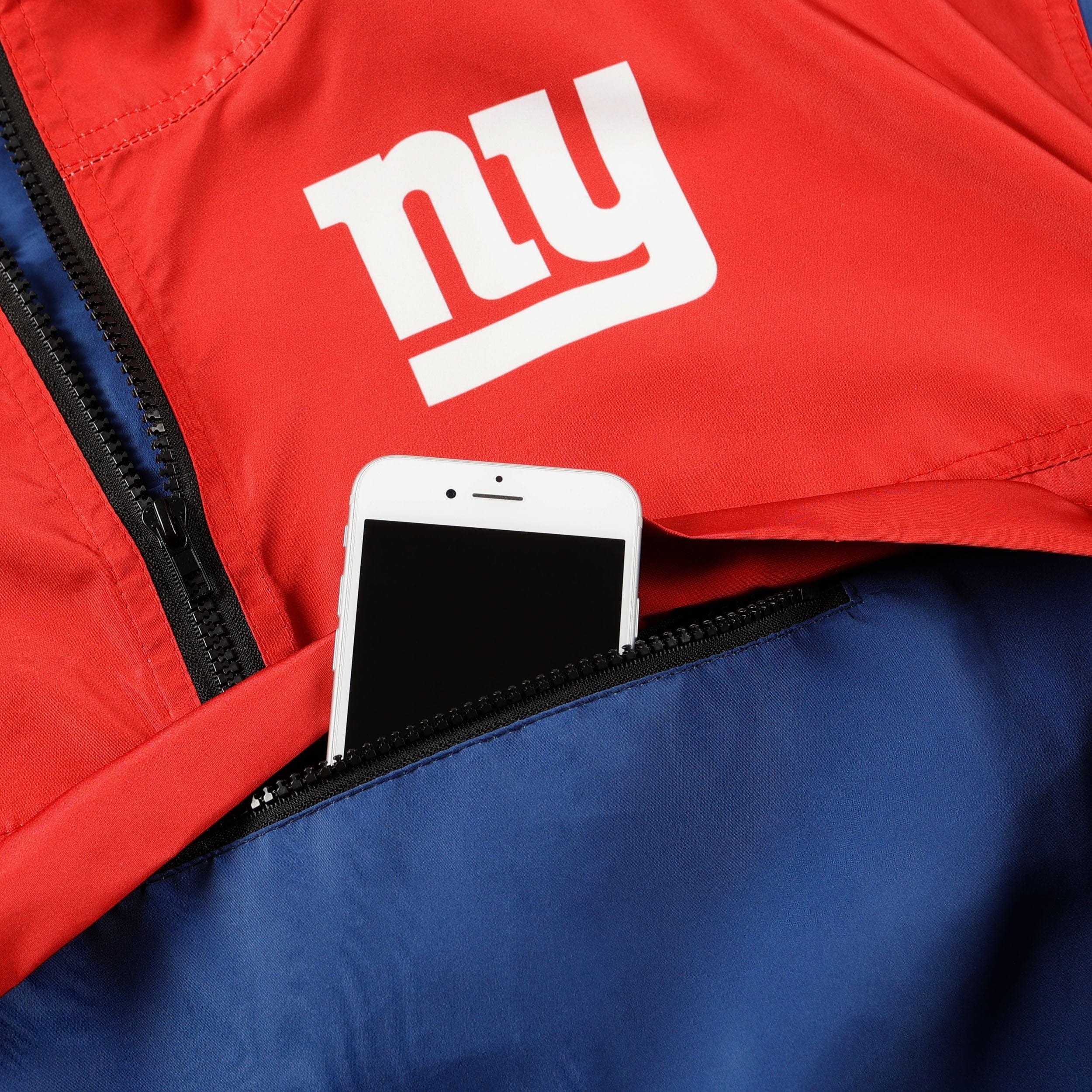 New York Giants NFL Womens Winning Play Windbreaker - Image 3