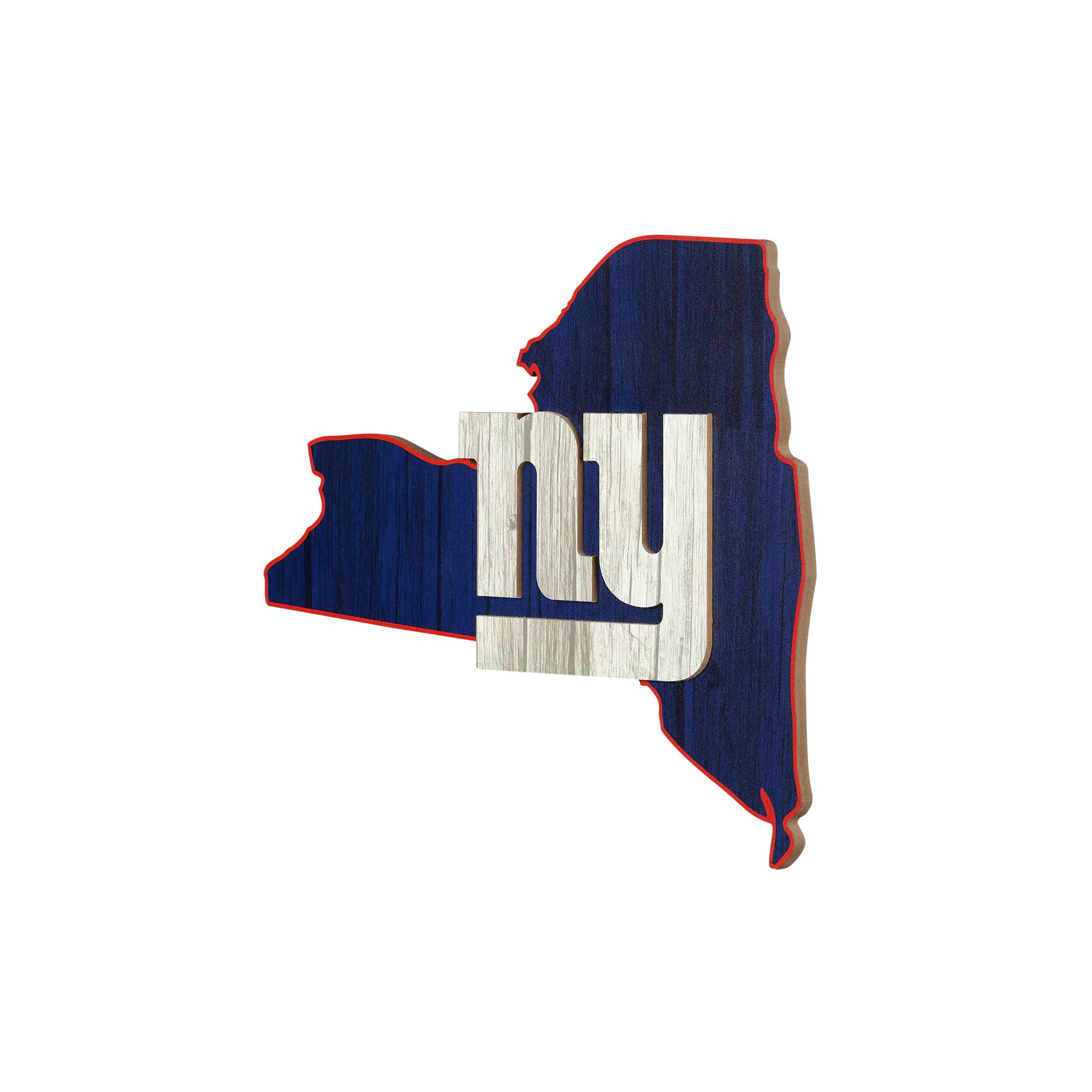 New York Giants NFL Wood State Sign - Image 2