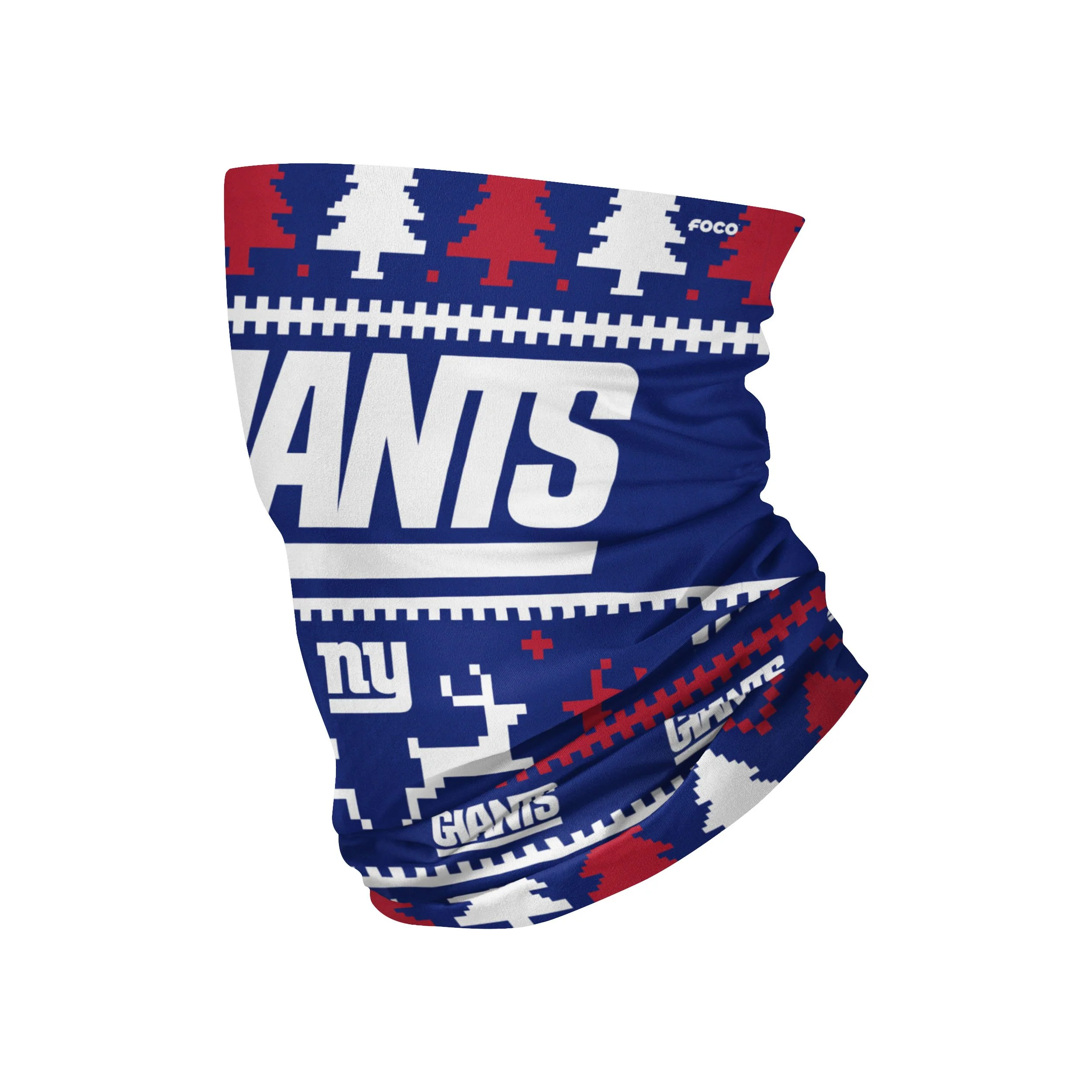 New York Giants NFL Wordmark Holiday Gaiter Scarf