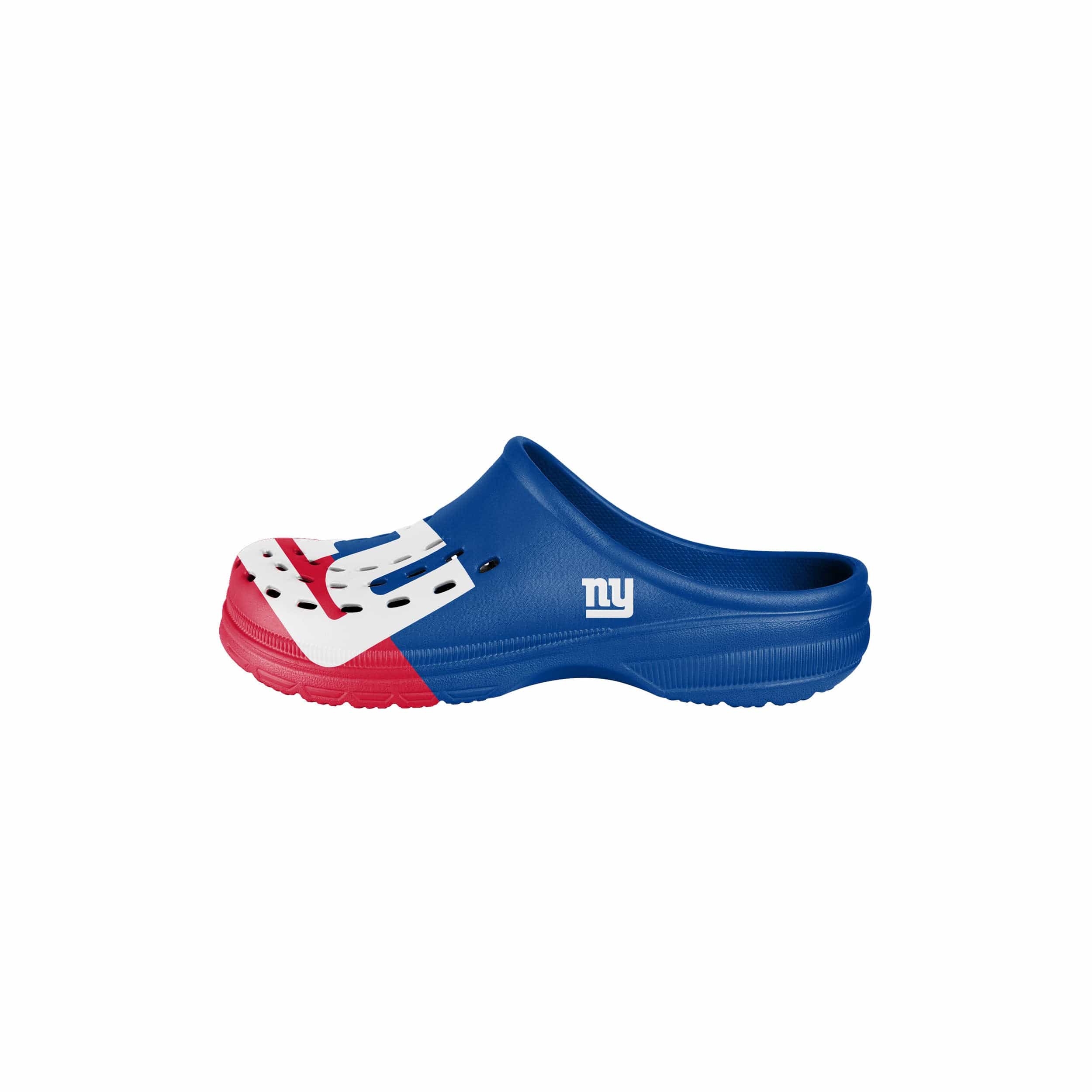 New York Giants NFL Youth Colorblock Big Logo Clog - Image 4