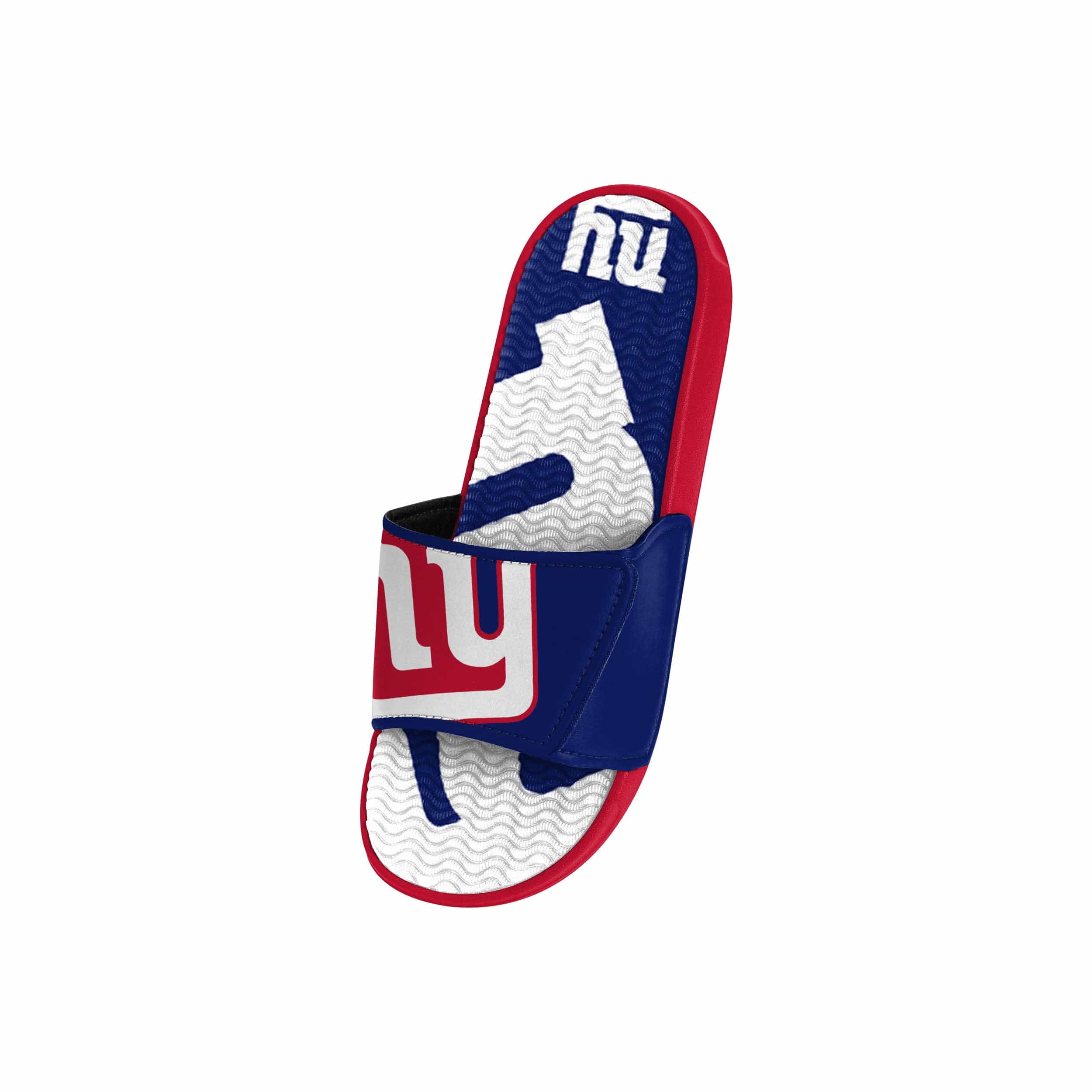 New York Giants NFL Youth Colorblock Big Logo Gel Slide - Image 3
