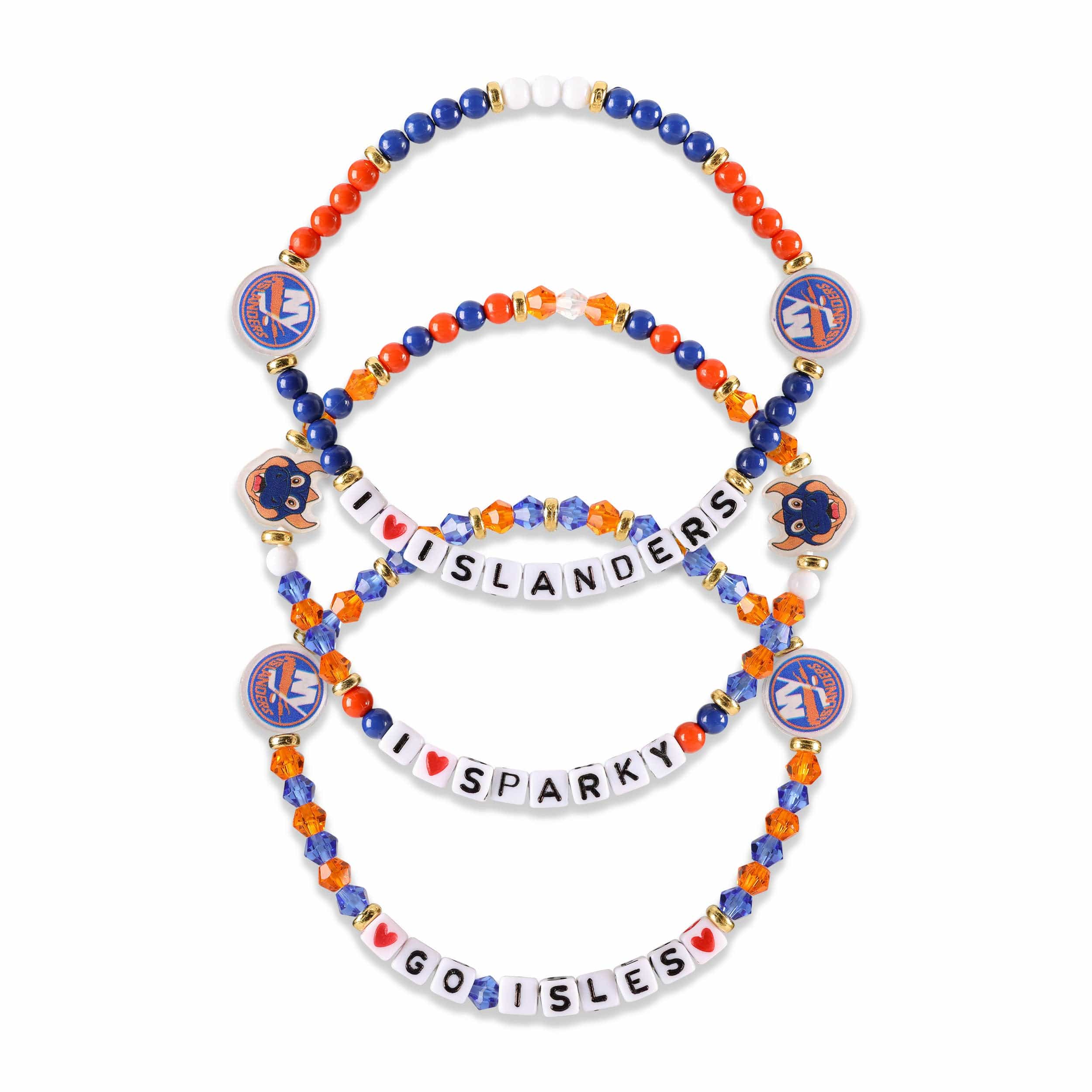 New York Islanders NHL 3 Pack Friendship Bracelet