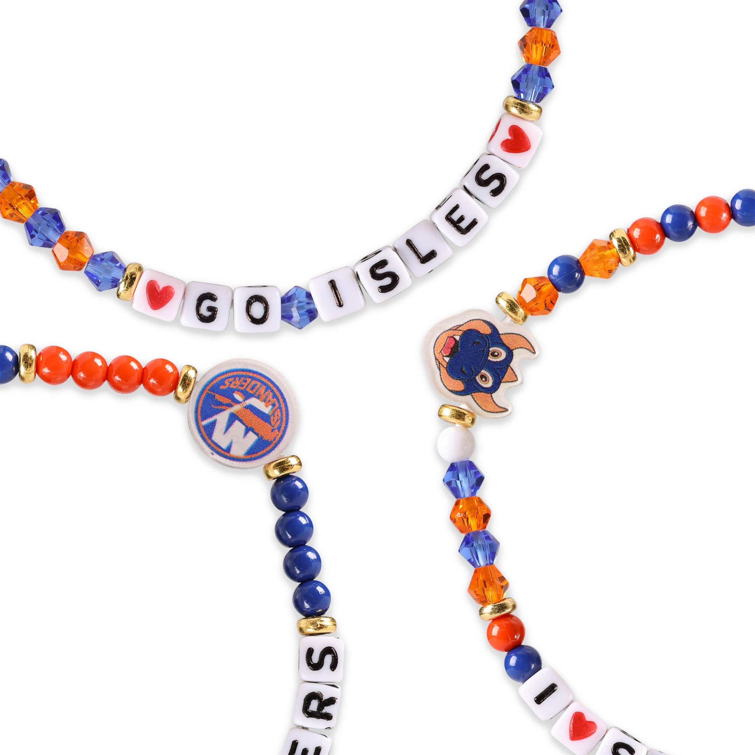 New York Islanders NHL 3 Pack Friendship Bracelet - Image 2