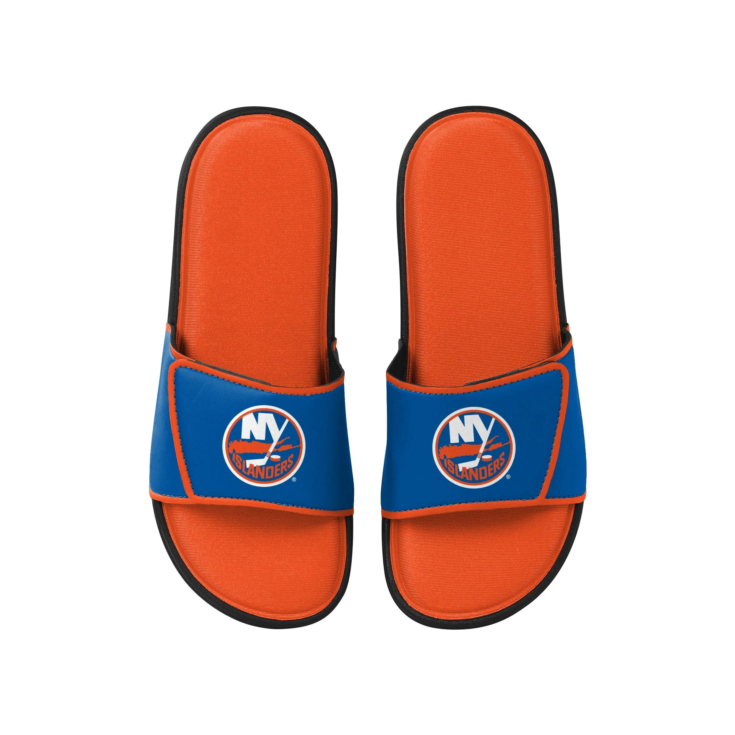 New York Islanders NHL Mens Foam Sport Slide Sandals - Image 4