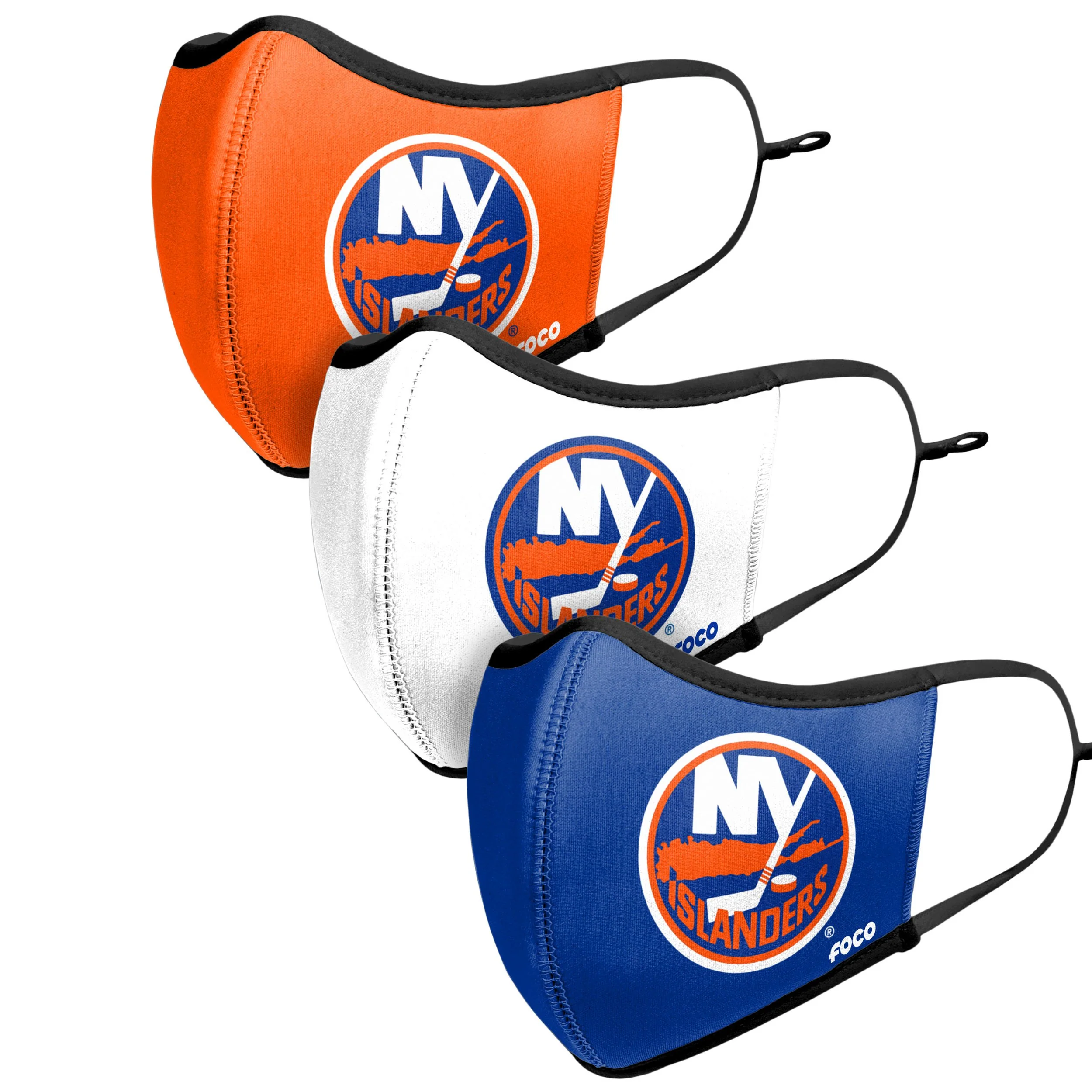 New York Islanders NHL Sport 3 Pack Face Cover - Image 4