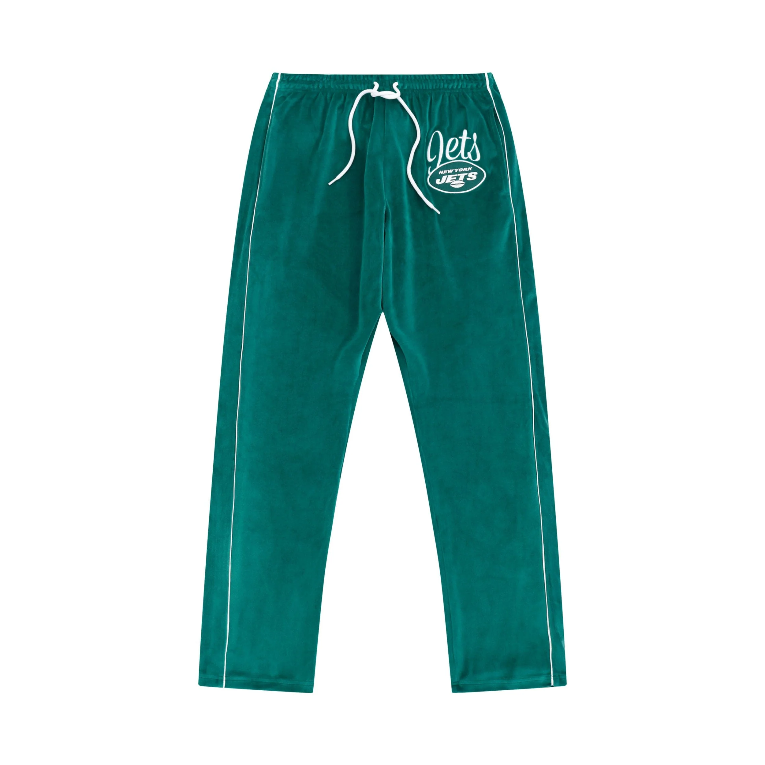 New York Jets NFL 2019 Retro Womens Velour Pants - Image 4