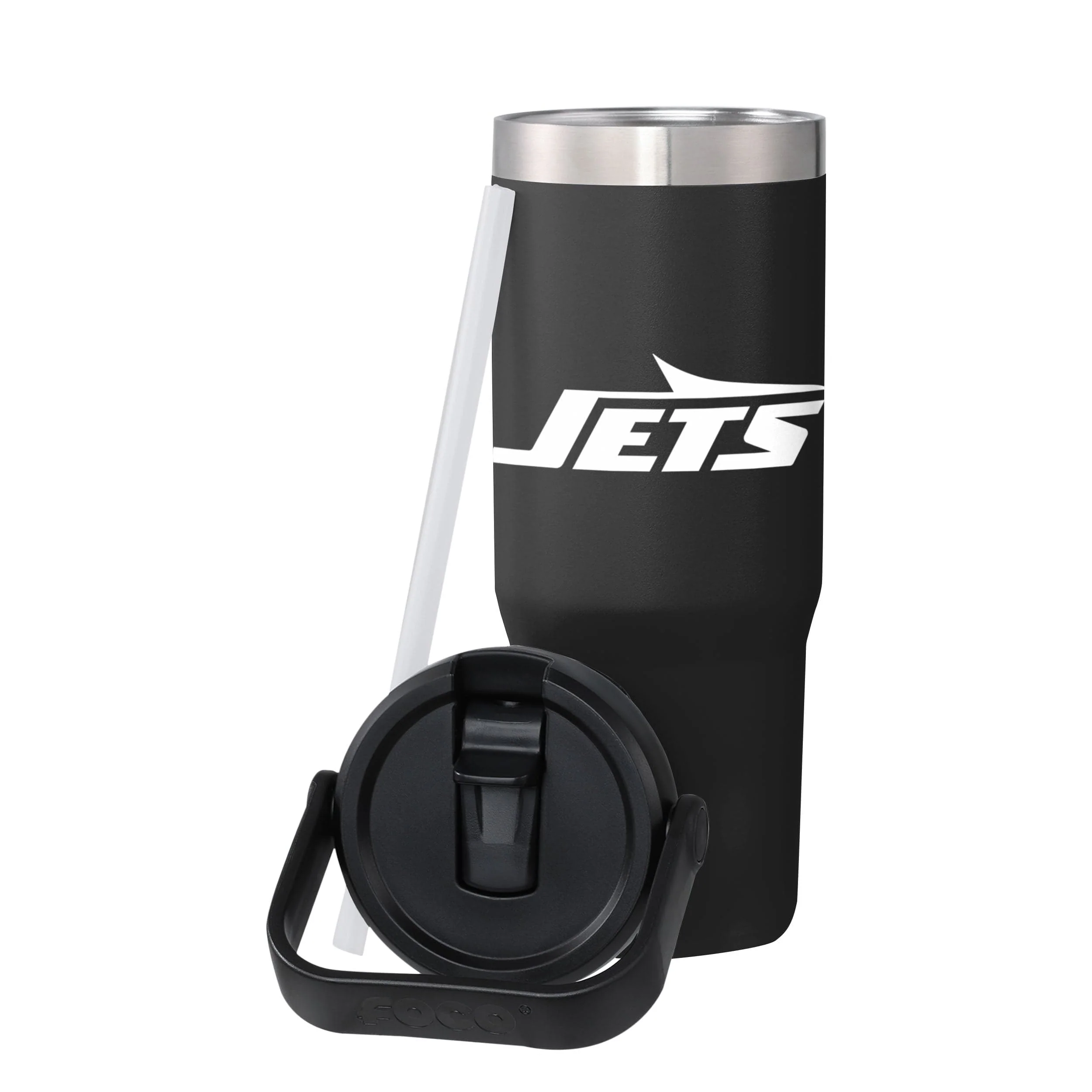 New York Jets NFL 30 oz Straw Tumbler - Image 2
