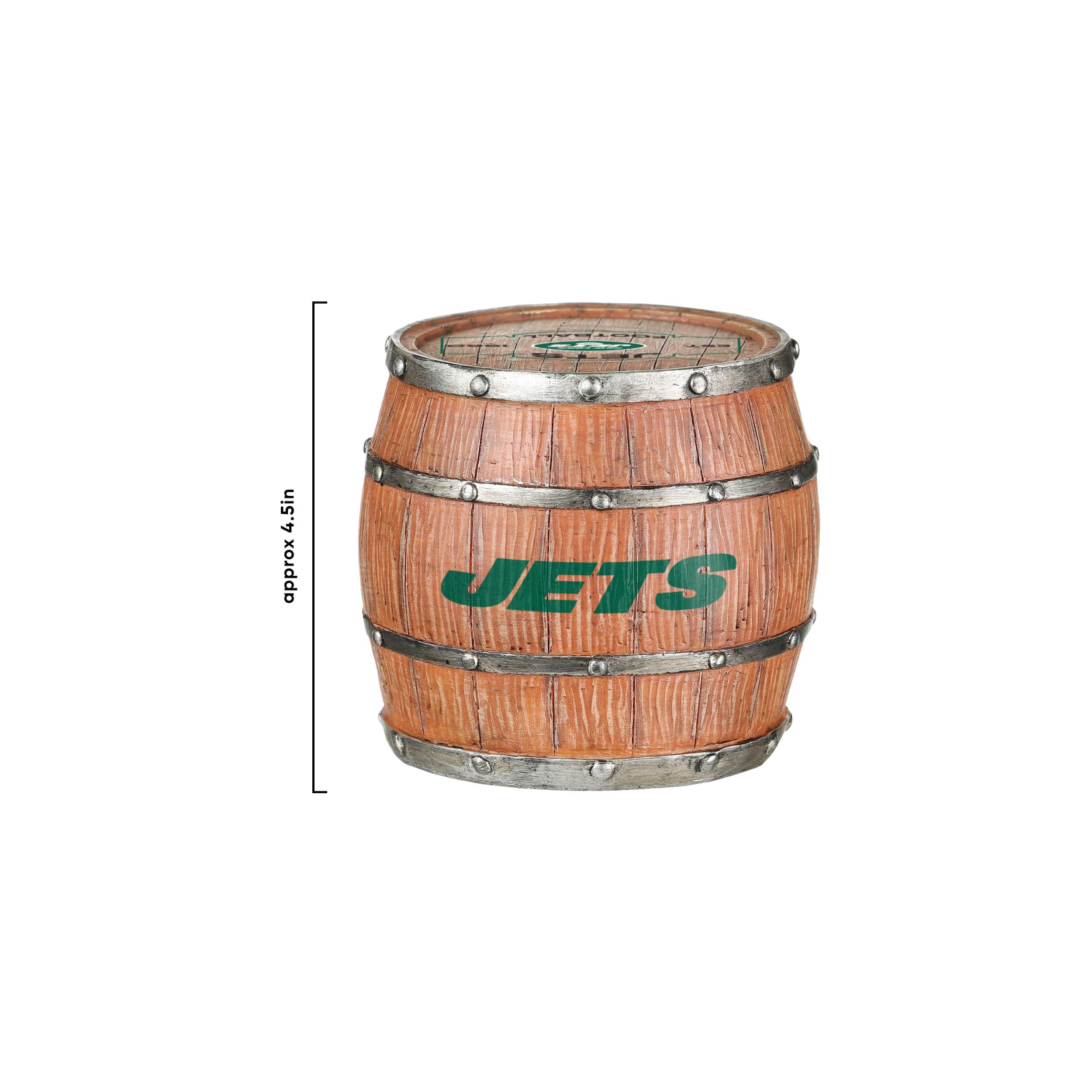 New York Jets NFL 5 Pack Barrel Coaster Set - Image 4
