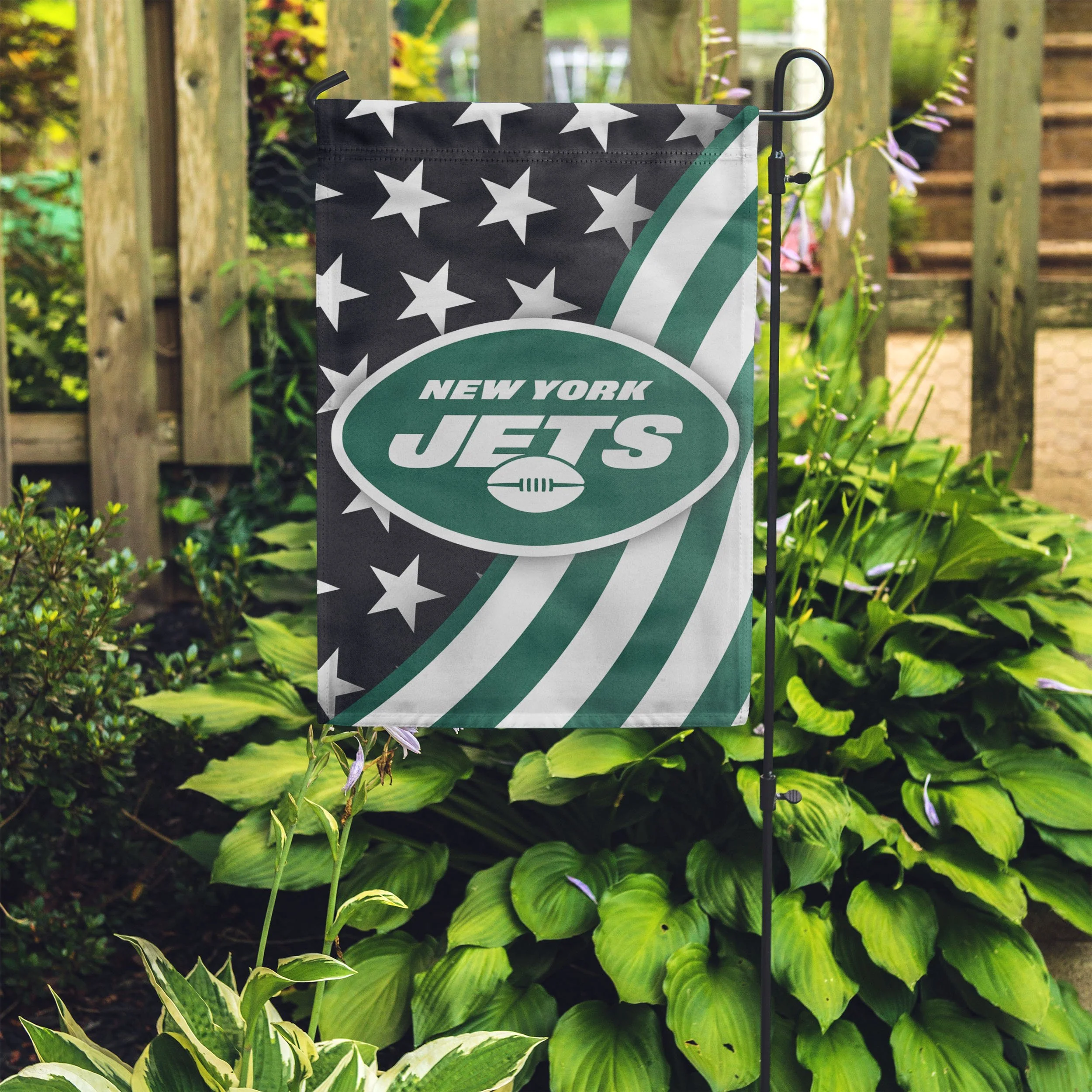 New York Jets NFL Americana Garden Flag - Image 4