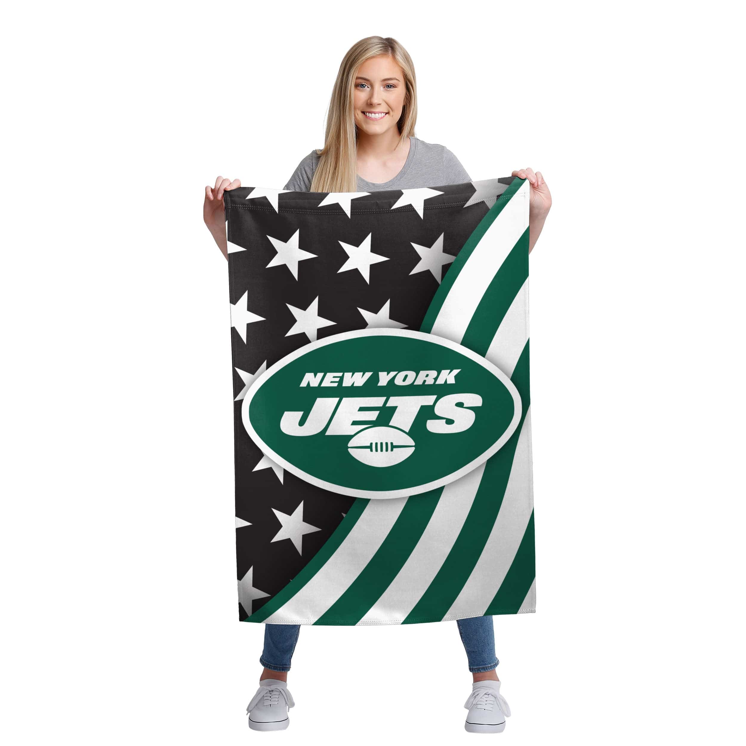 New York Jets NFL Americana Vertical Flag - Image 2