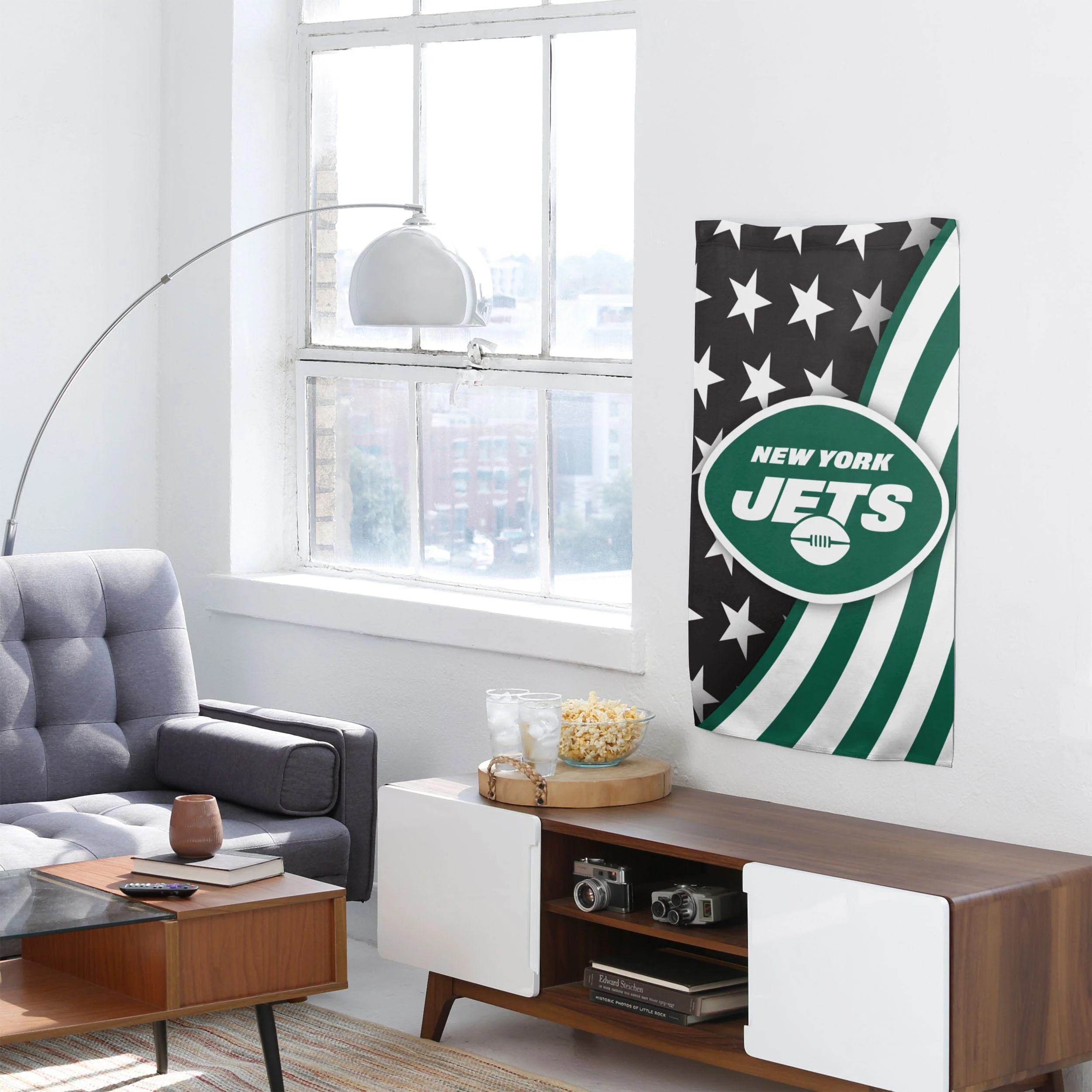 New York Jets NFL Americana Vertical Flag - Image 4