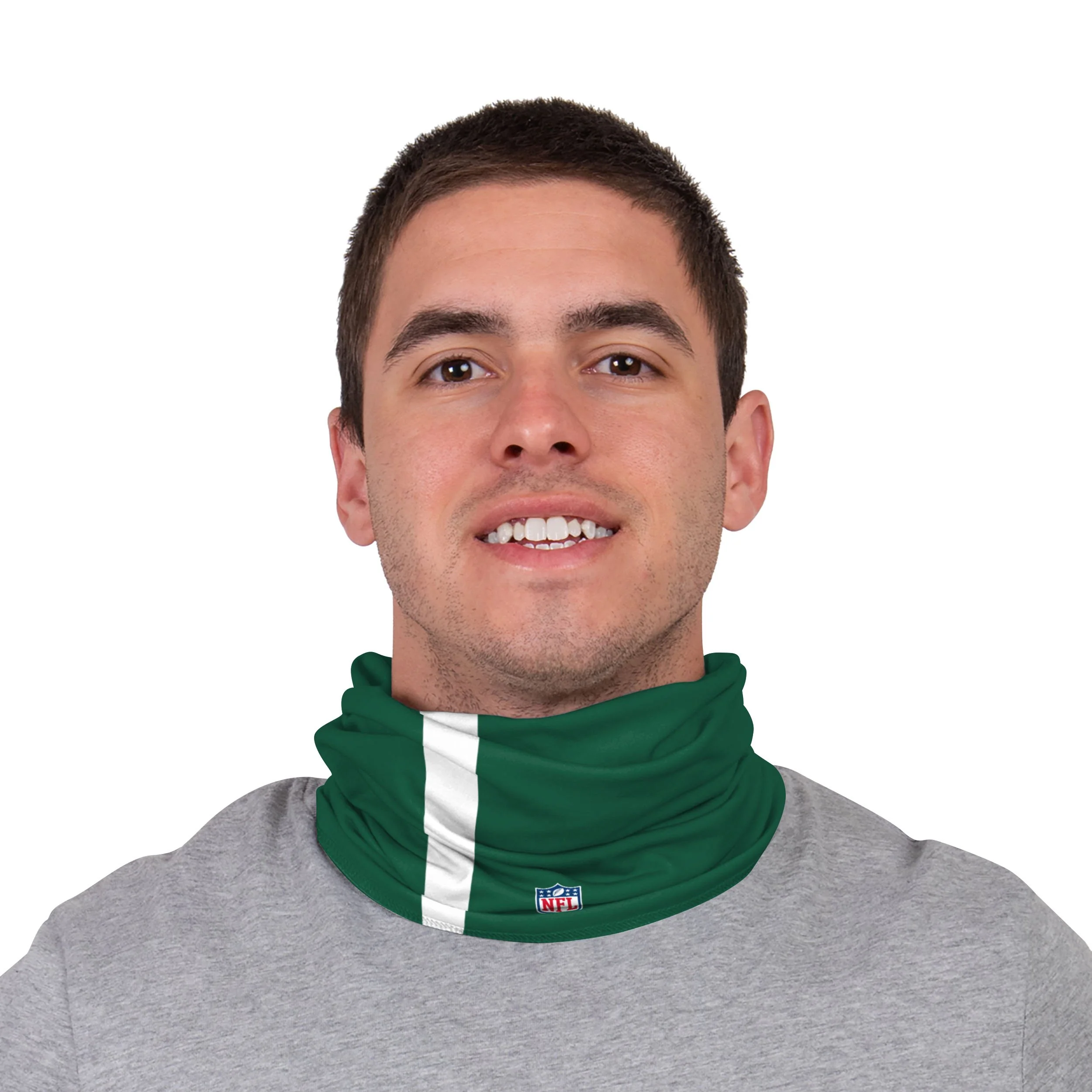 New York Jets NFL Avery Williamson On-Field Sideline Logo Gaiter Scarf - Image 3