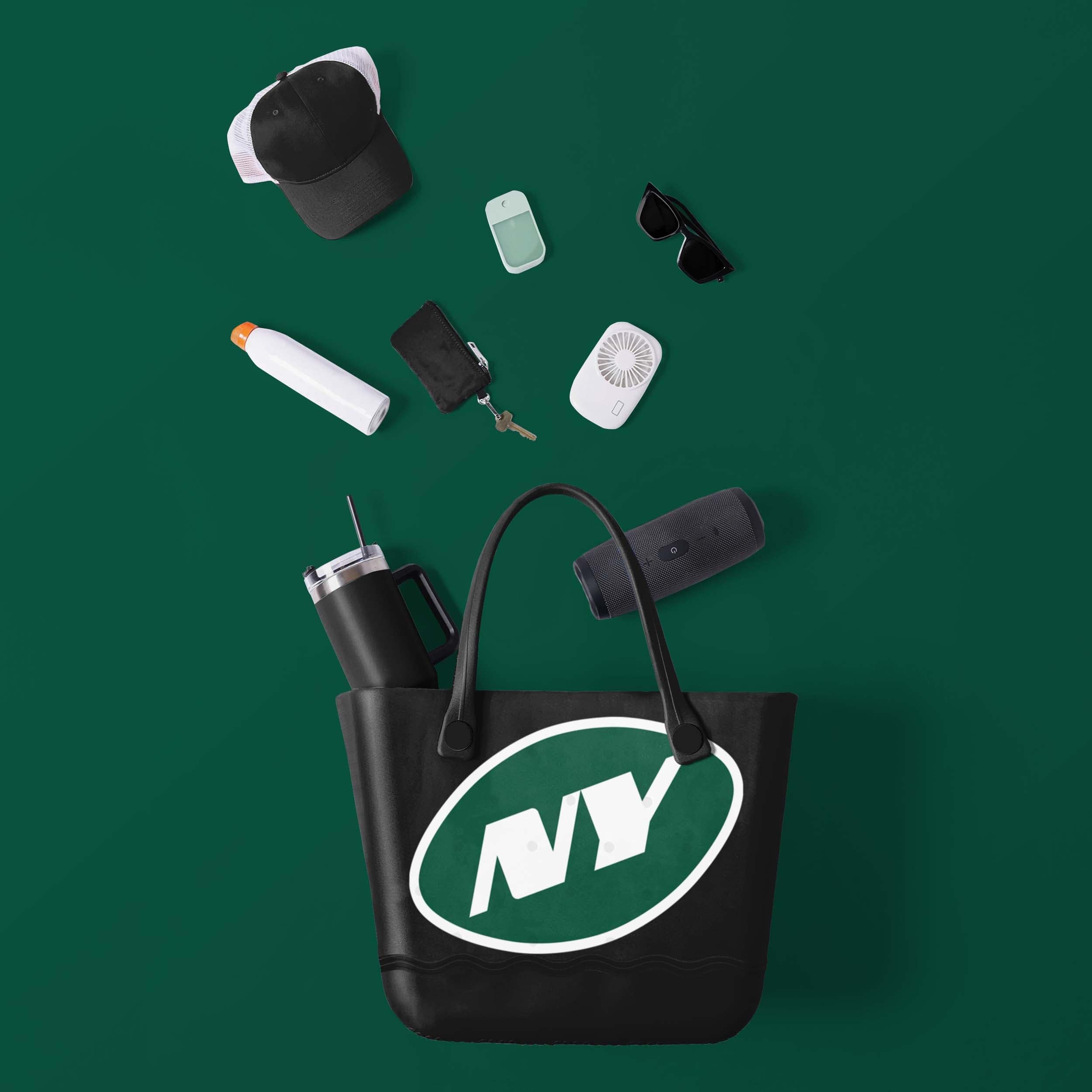 New York Jets NFL Big Logo Tailgate Tote Bag - Image 2