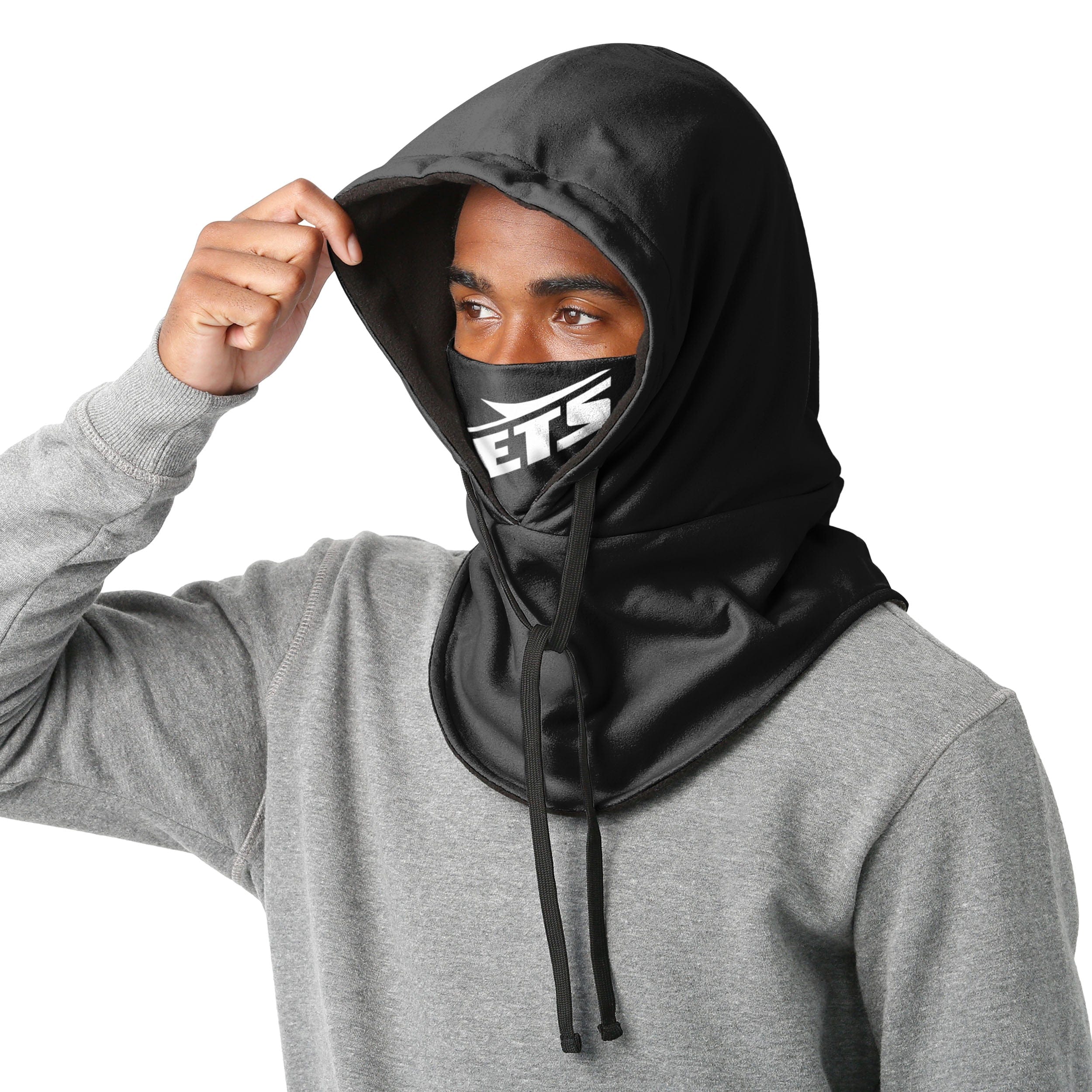 New York Jets NFL Black Drawstring Hooded Gaiter - Image 3