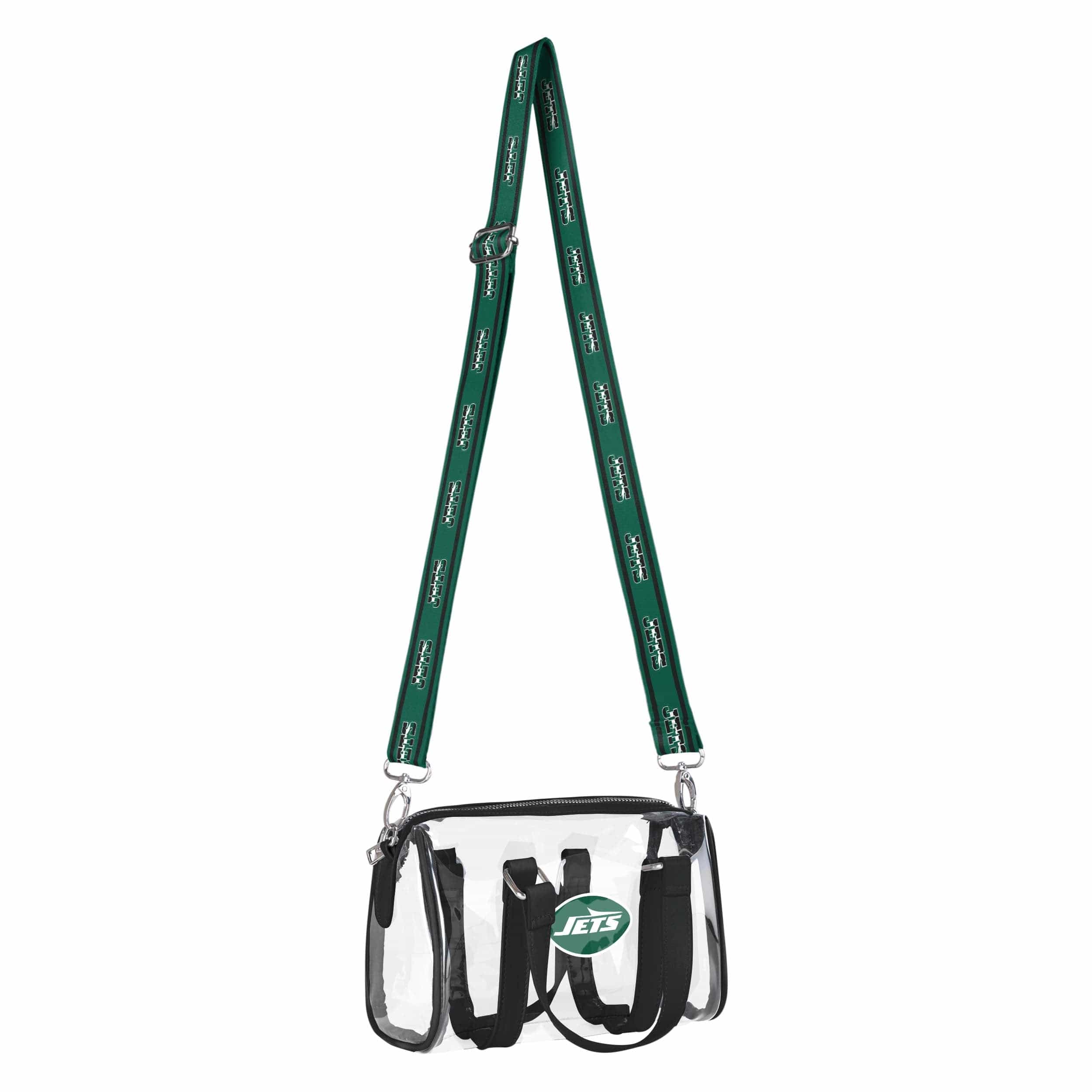 New York Jets NFL Clear Barrel Bag - Image 2