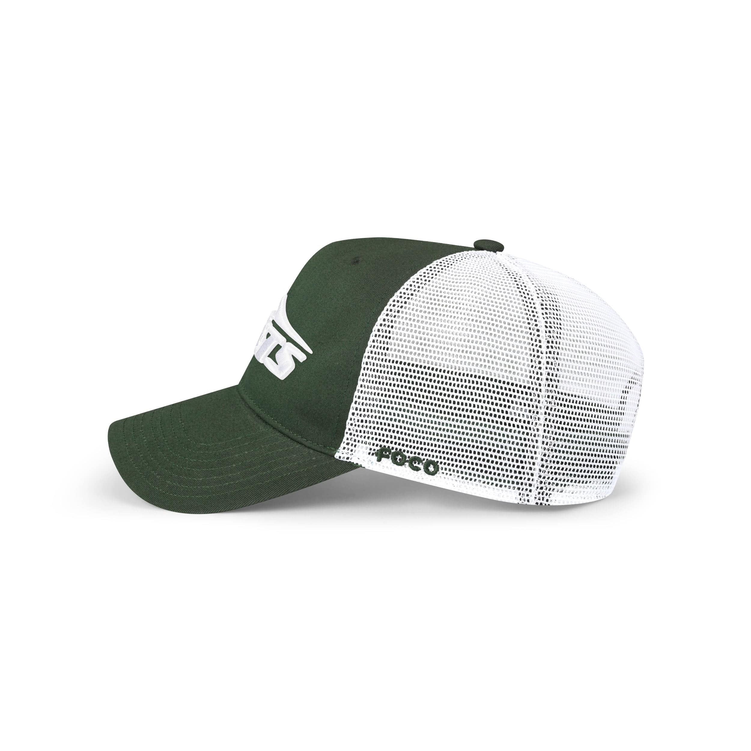New York Jets NFL Dark Green Primary Logo Trucker RF Cap - Image 2