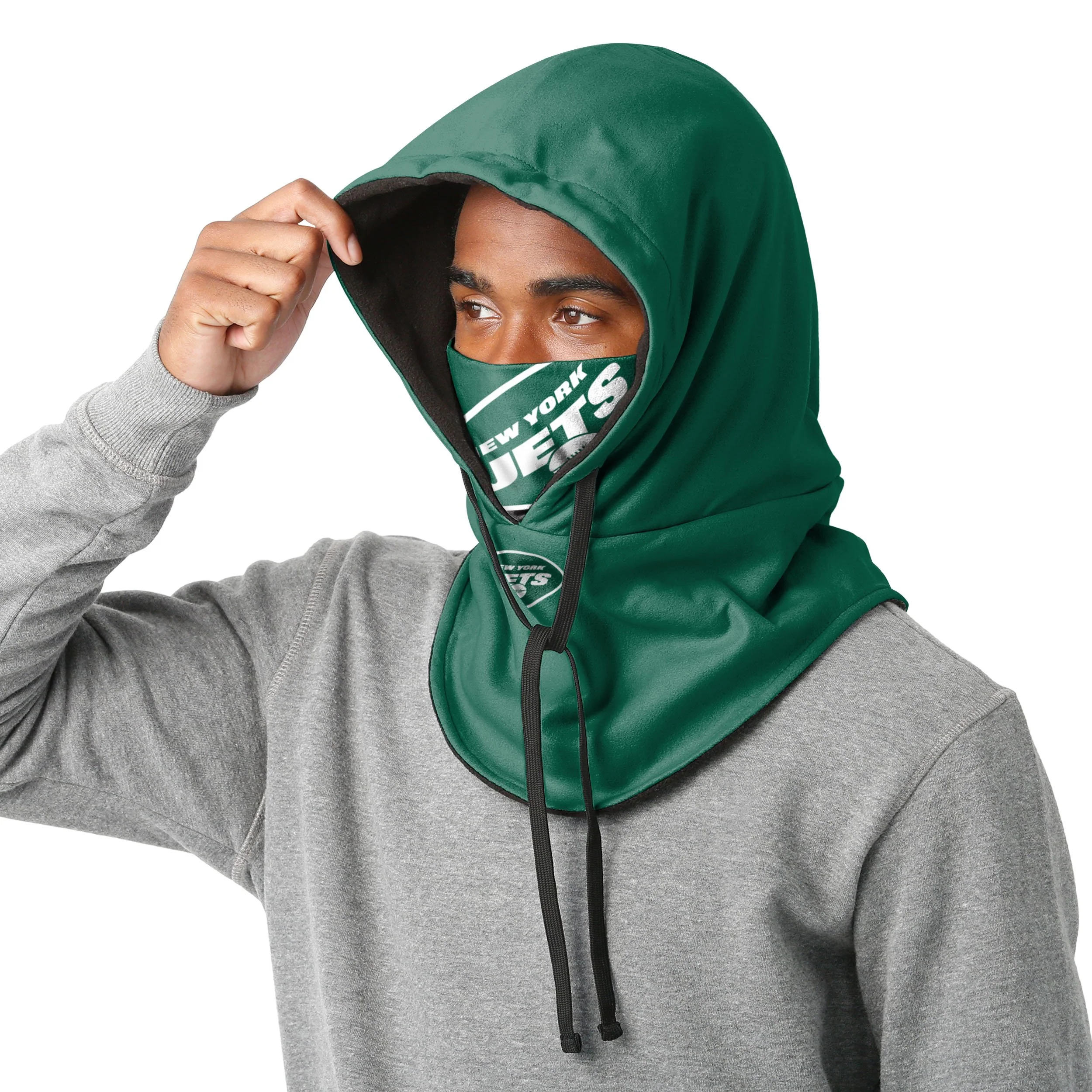 New York Jets NFL Drawstring Hooded Gaiter - - Image 3