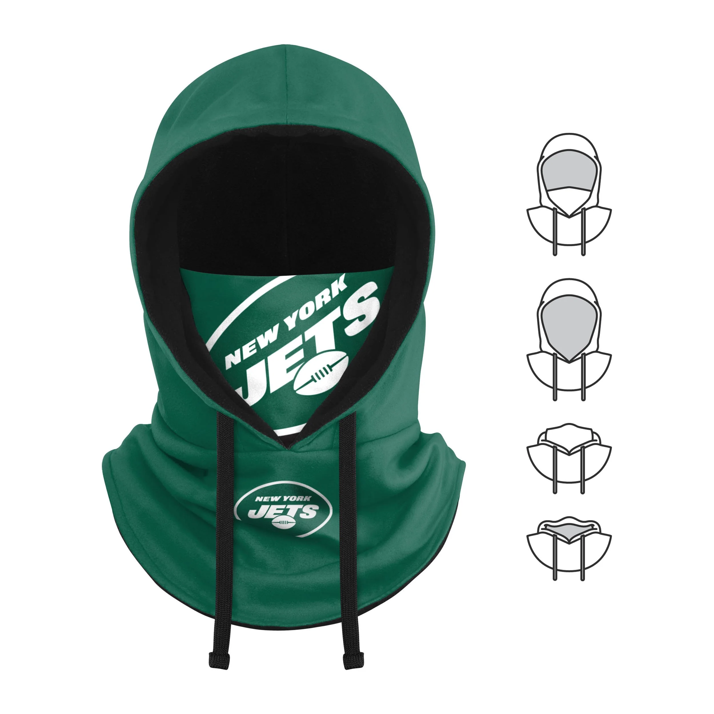 New York Jets NFL Drawstring Hooded Gaiter - - Image 5