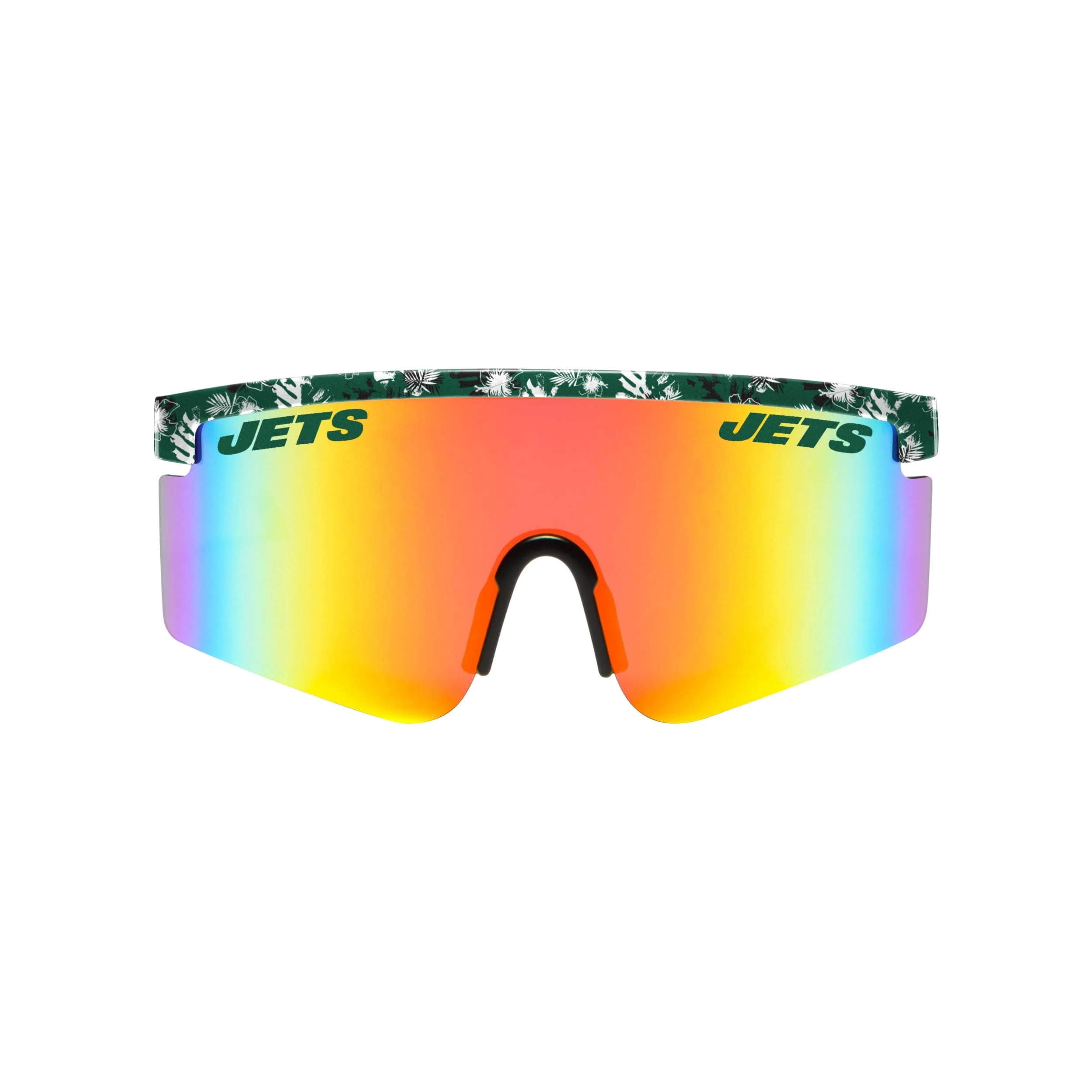 New York Jets NFL Floral Large Frame Sunglasses - Image 2