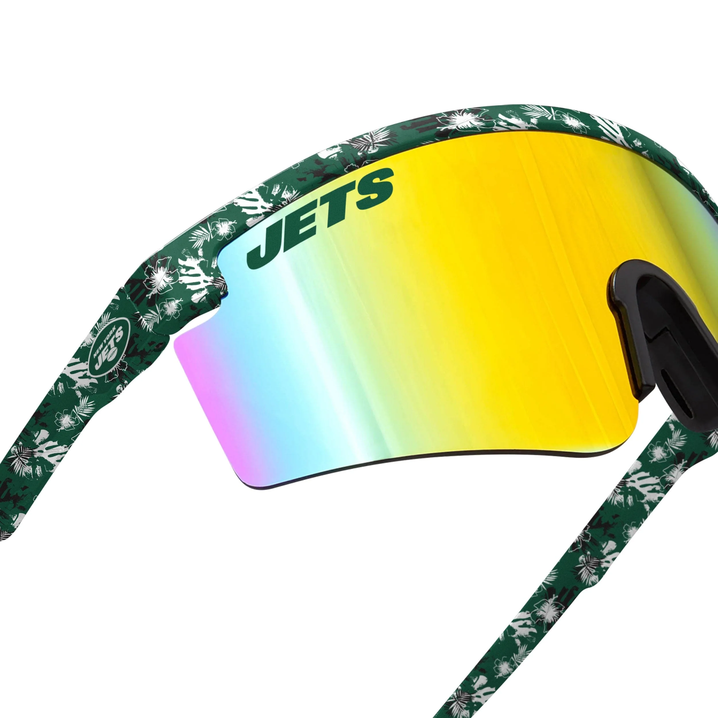 New York Jets NFL Floral Large Frame Sunglasses - Image 4