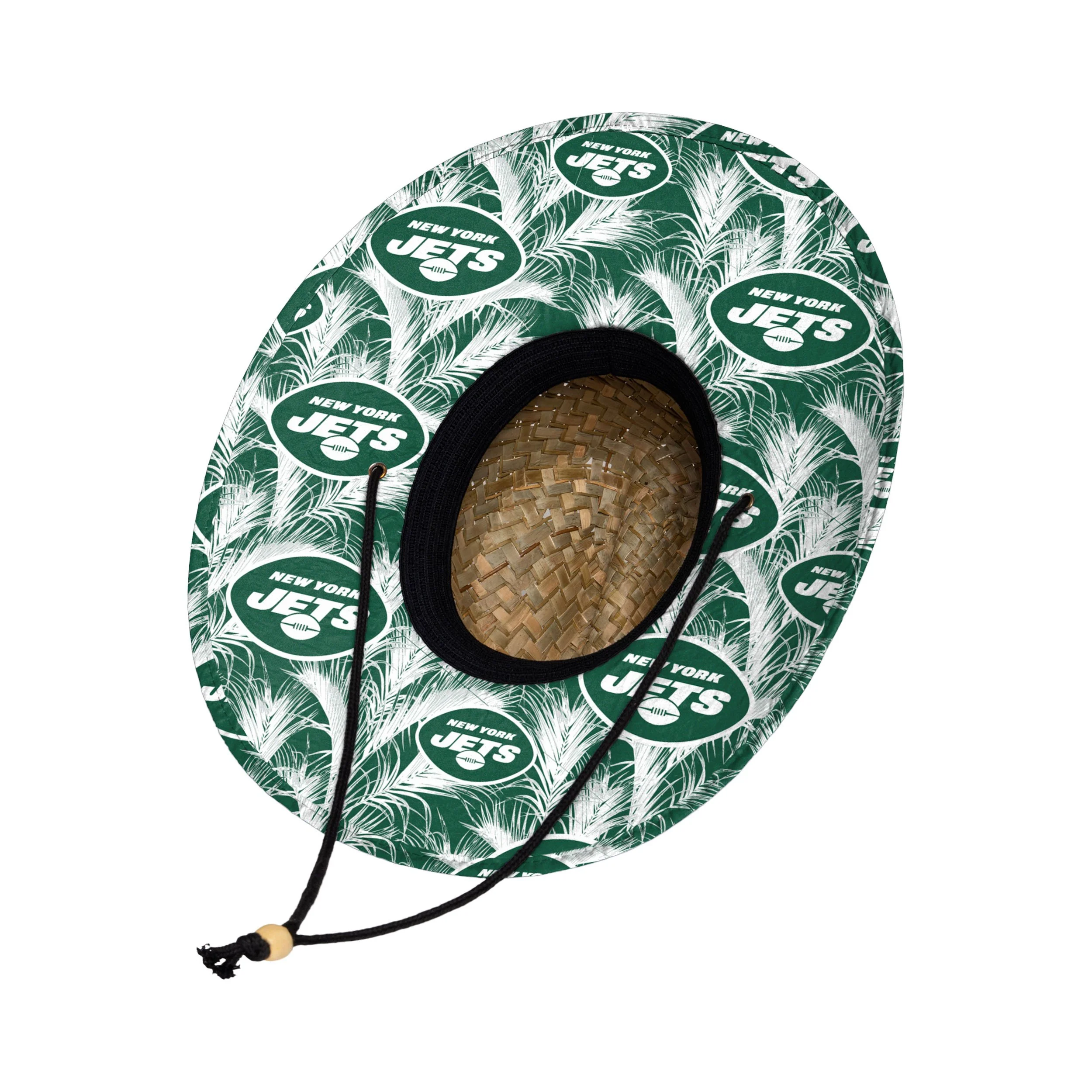 New York Jets NFL Floral Straw Hat - Image 2