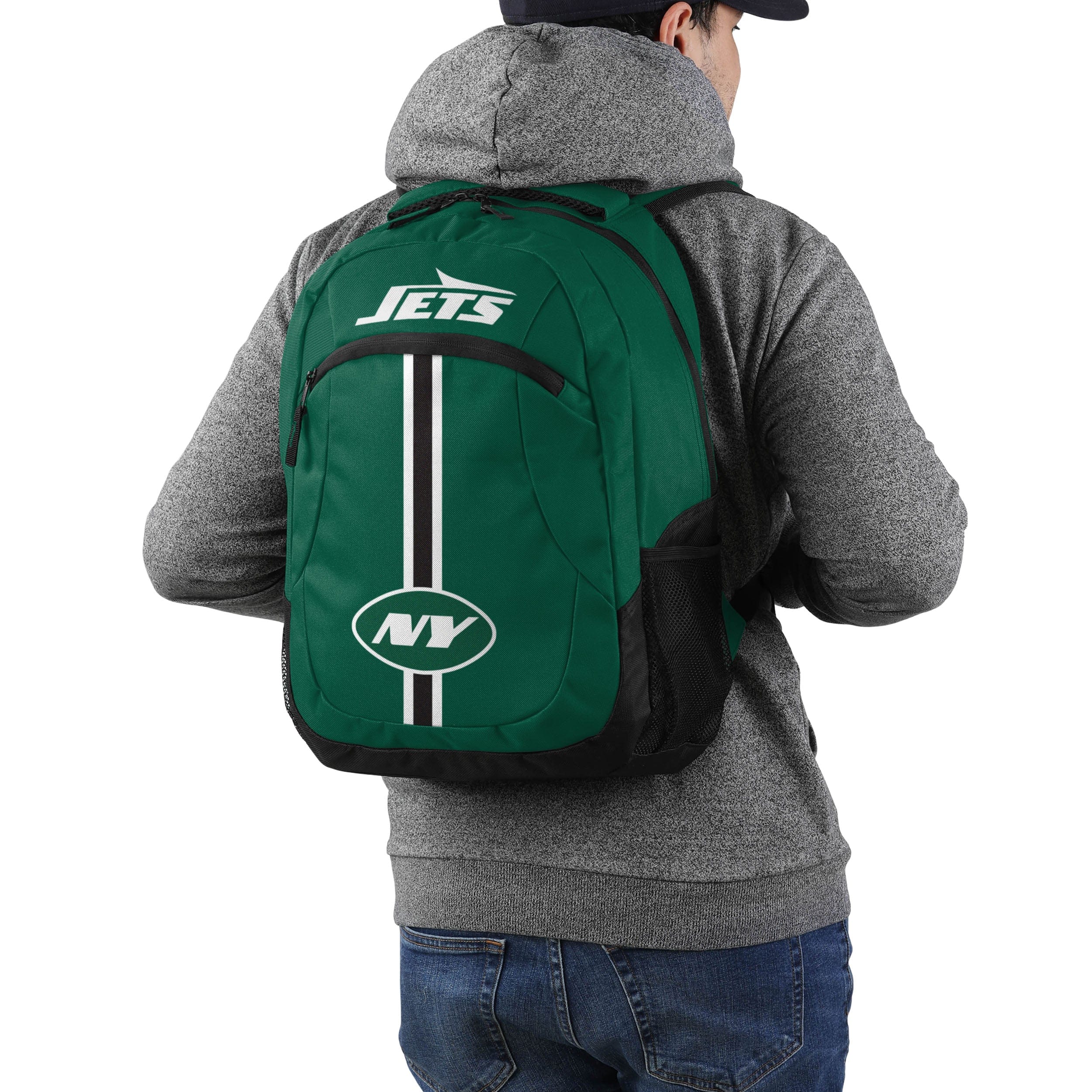 New York Jets NFL Green Alternate Color Action Backpack - Image 5