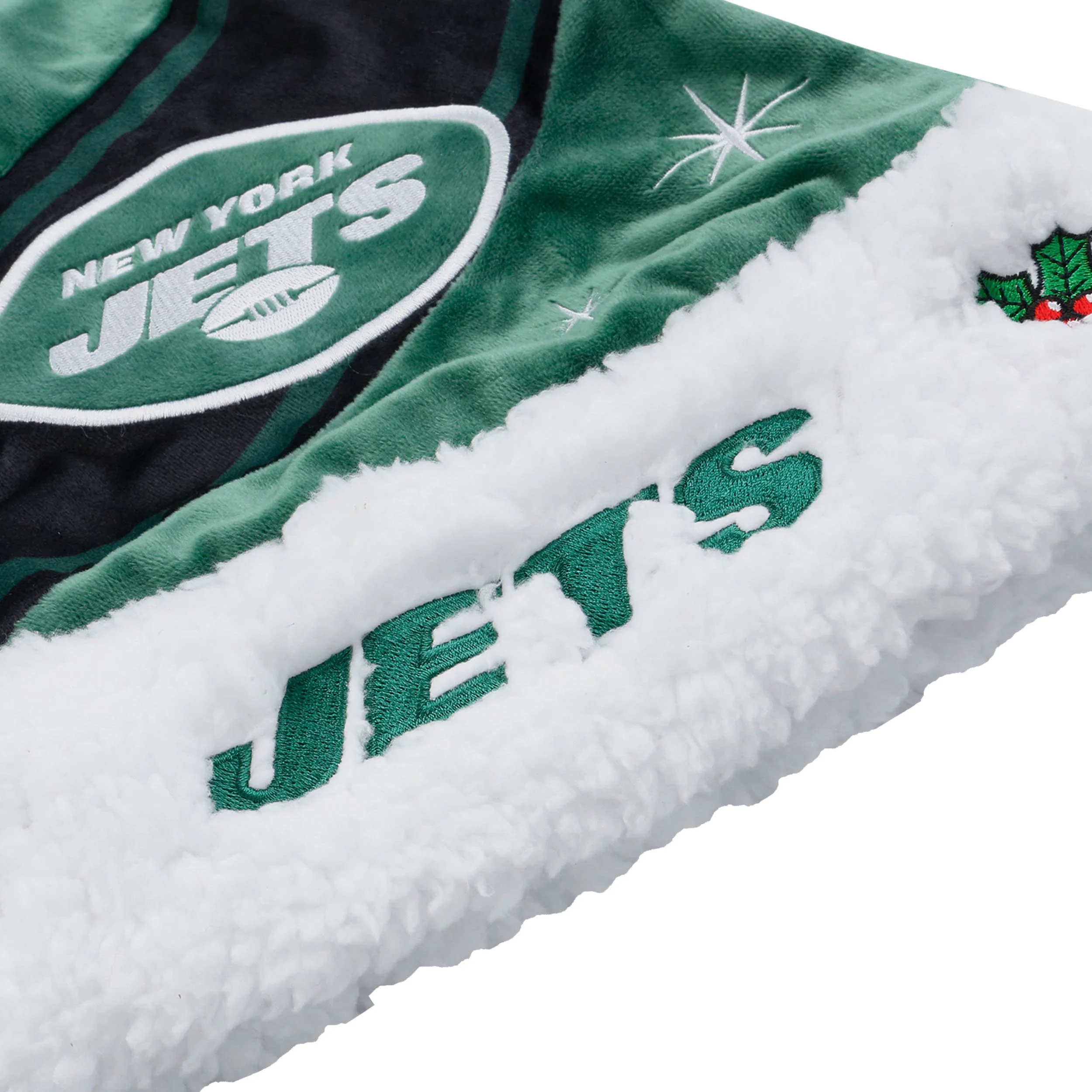New York Jets NFL High End Santa Hat - Image 2