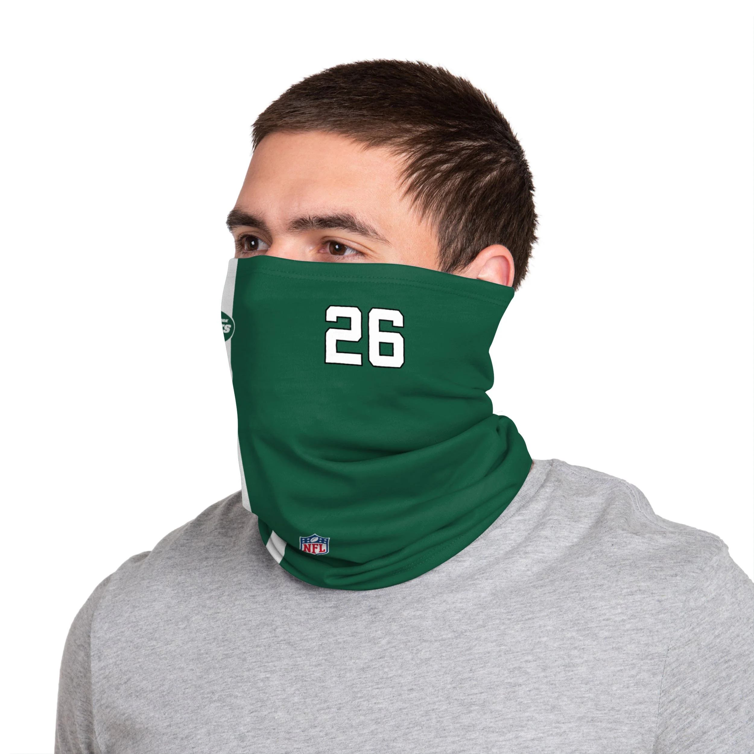 New York Jets NFL Le'Veon Bell On-Field Sideline Gaiter Scarf - Image 3