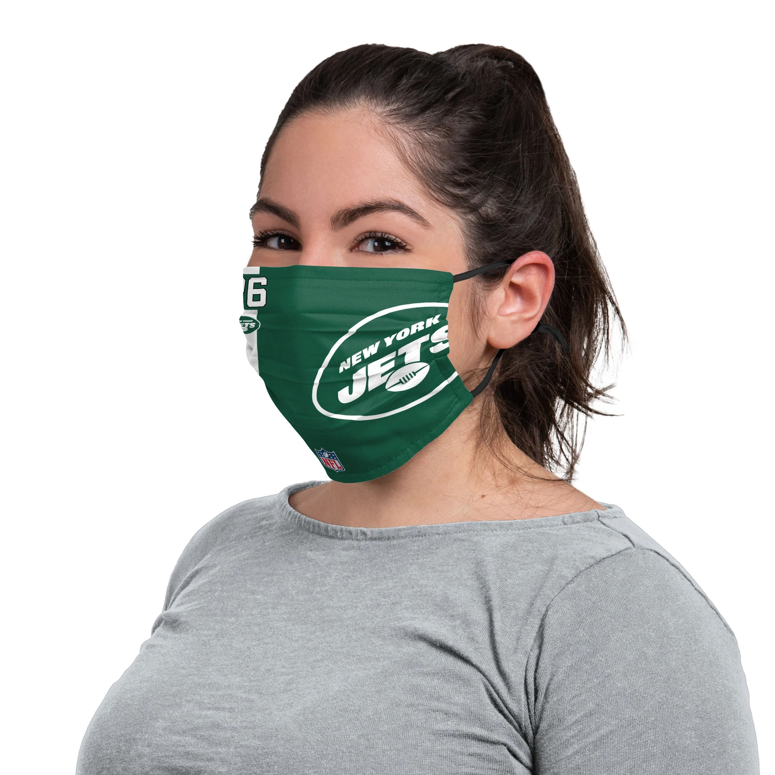 New York Jets NFL Le'Veon Bell On-Field Sideline Logo Face Cover - Image 3