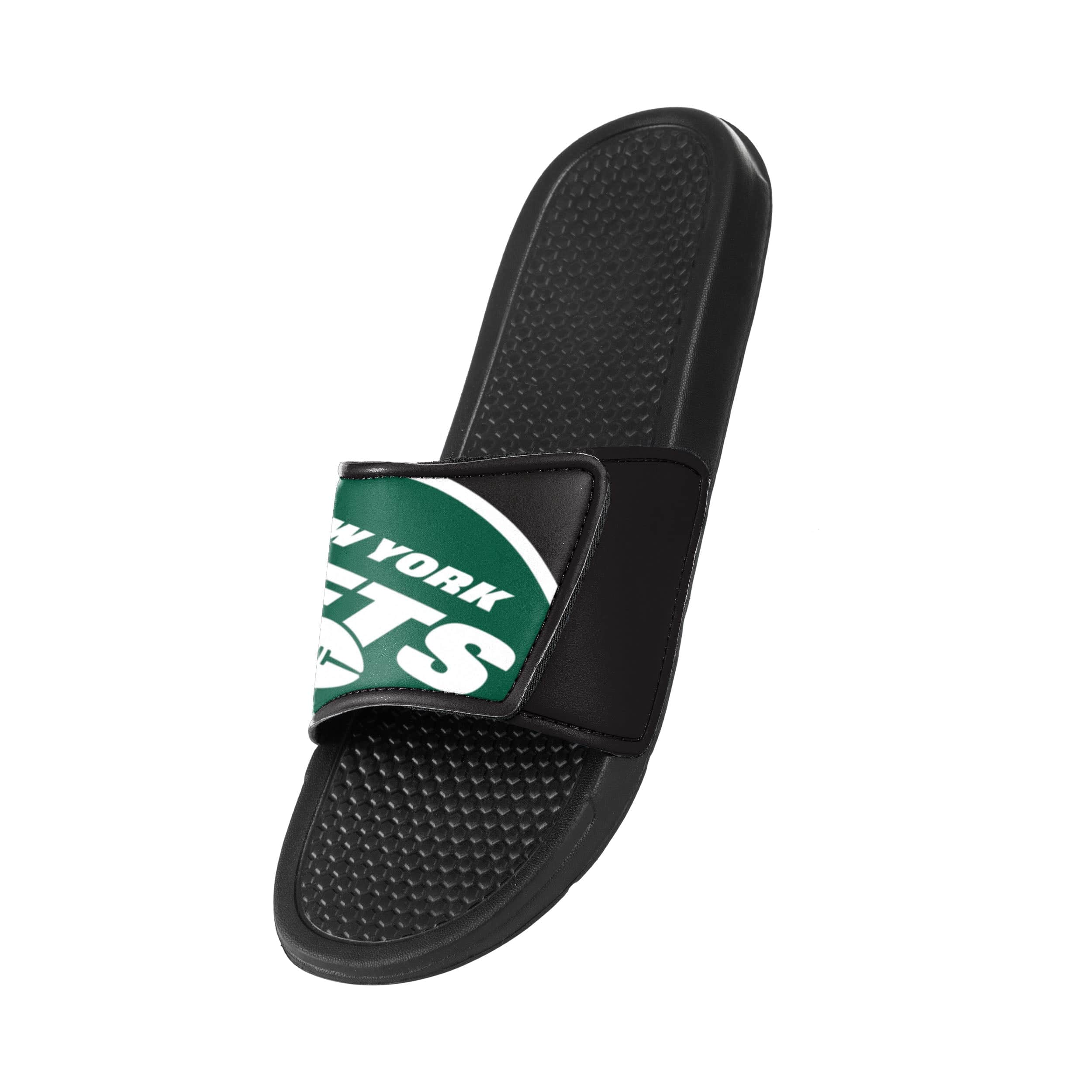 New York Jets NFL Mens Cropped Big Logo Slide - Image 3