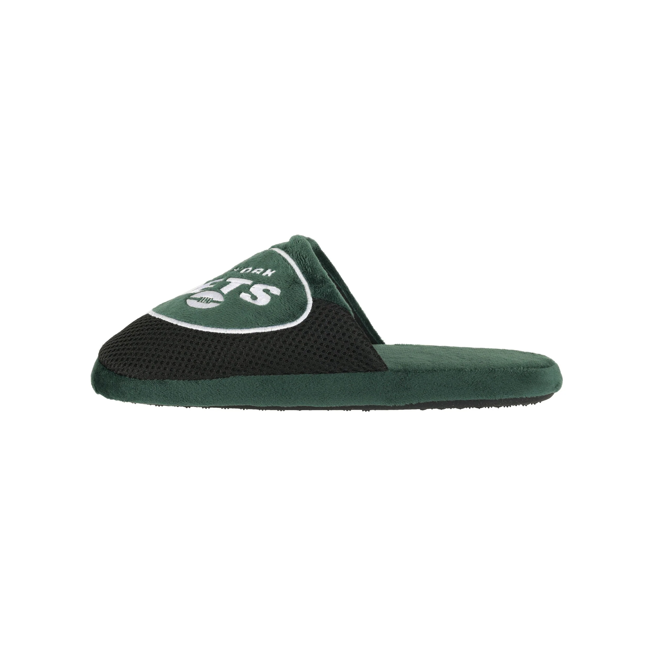 New York Jets NFL Mens Logo Staycation Slippers - Image 2