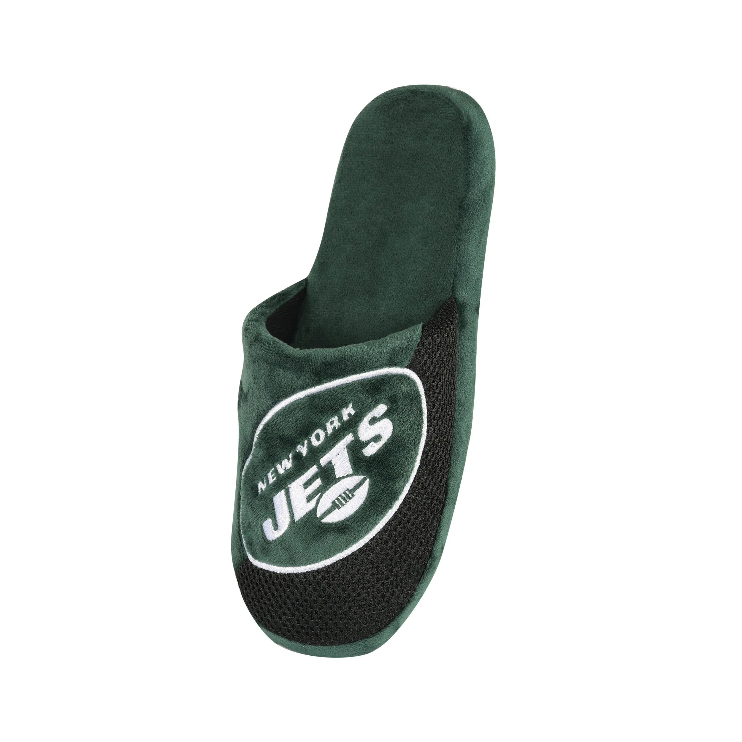New York Jets NFL Mens Logo Staycation Slippers - Image 3