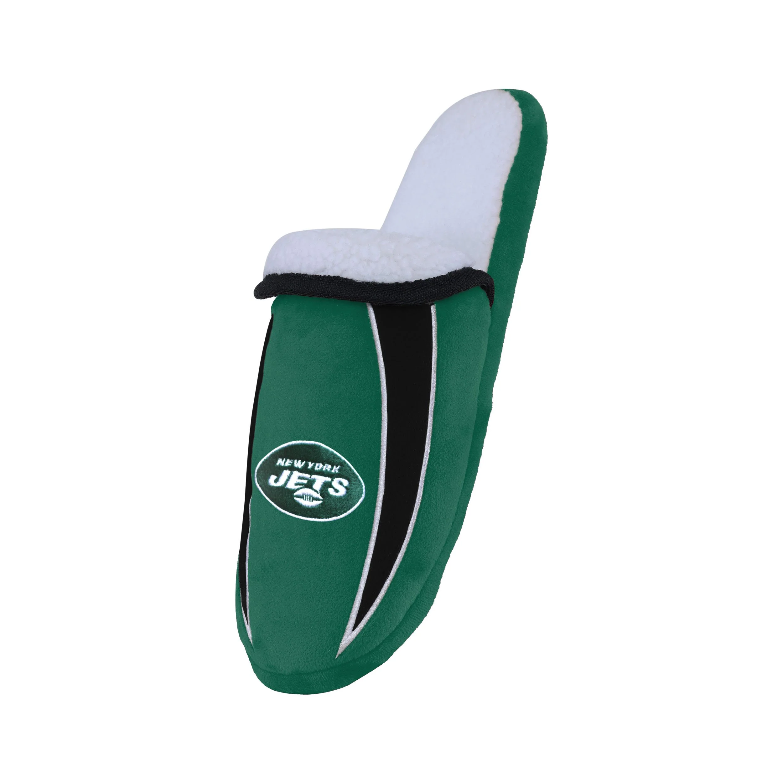 New York Jets NFL Mens Sherpa Slide Slippers - Image 3