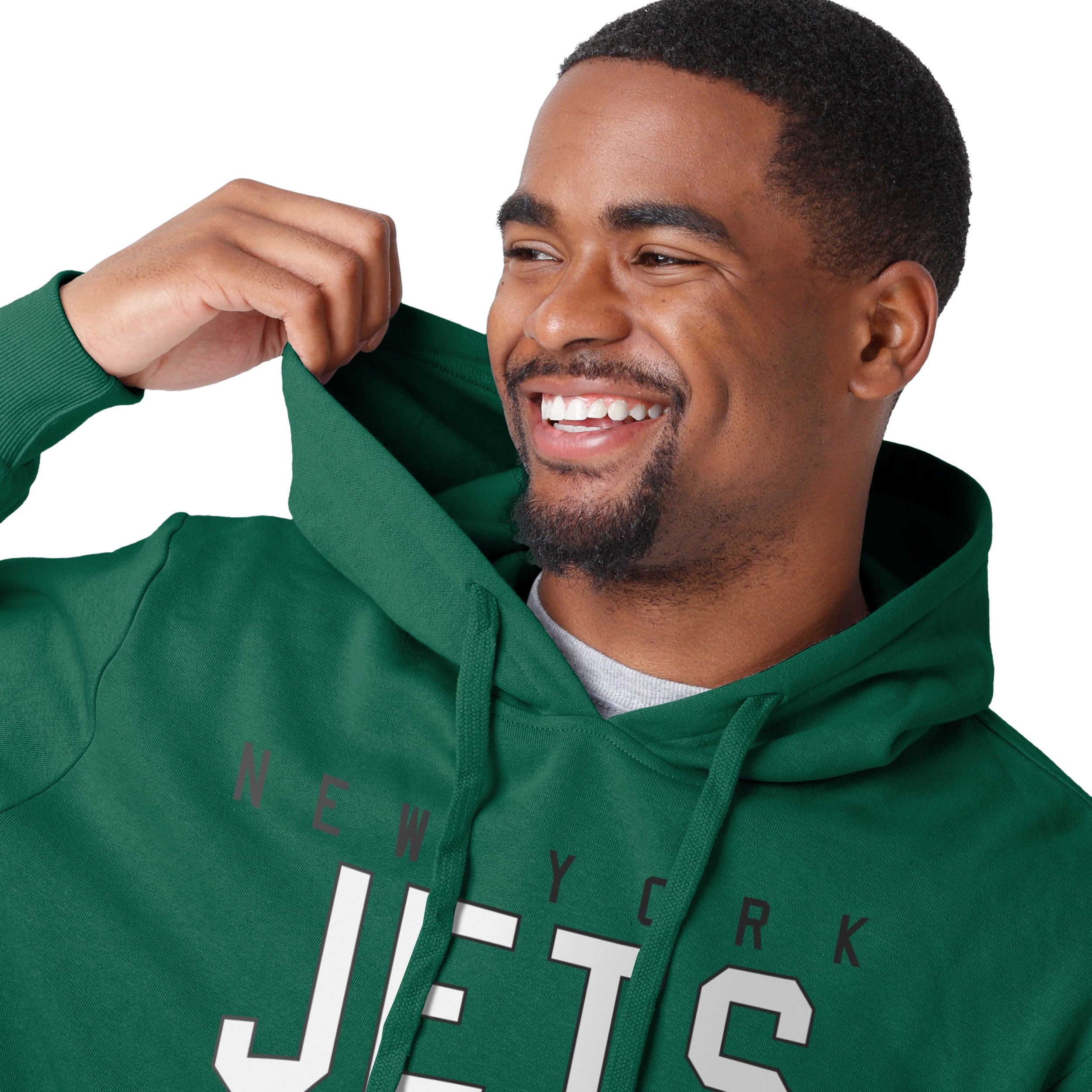 New York Jets NFL Mens Solid Hoodie - Image 4