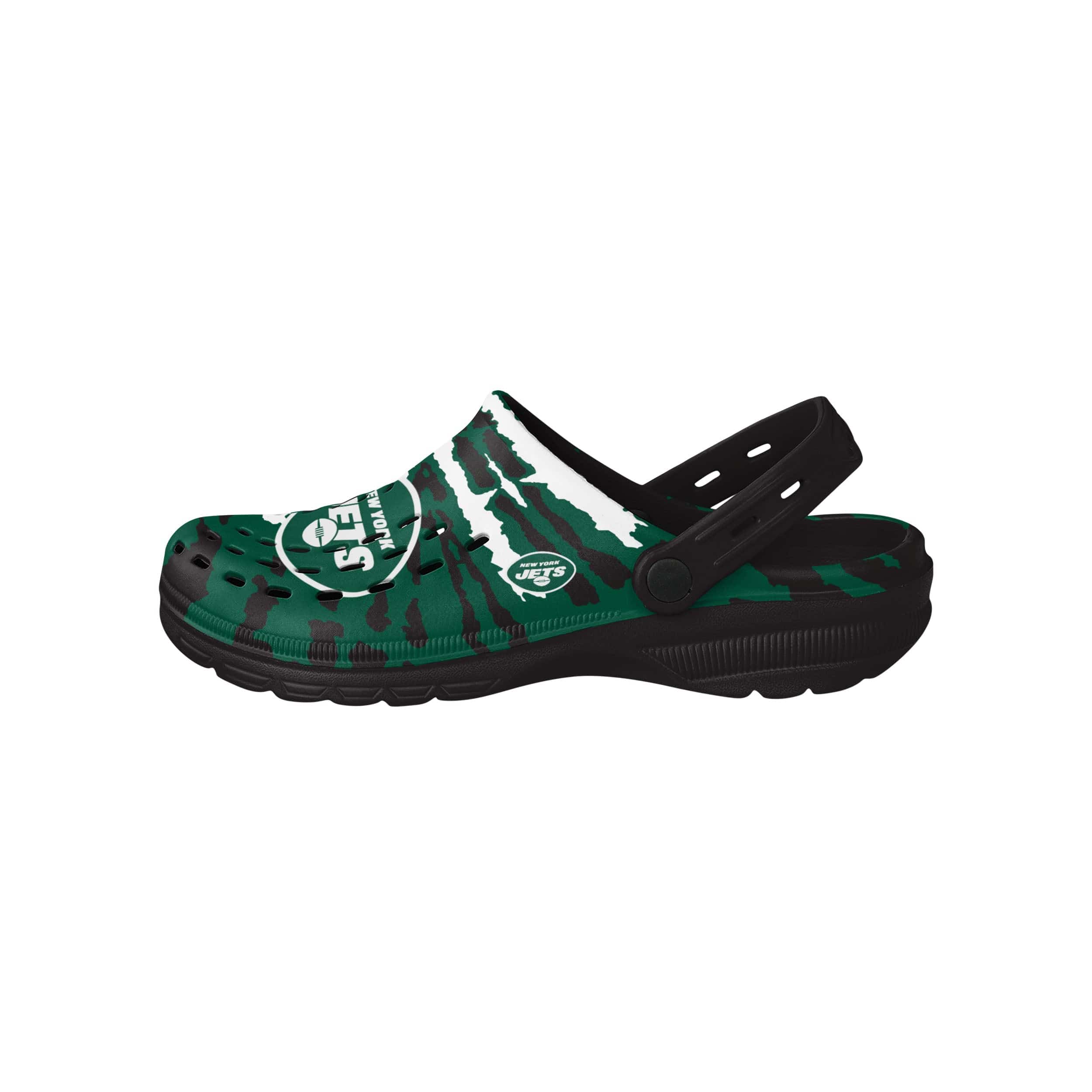 New York Jets NFL Mens Tie-Dye Clog With Strap - Image 2